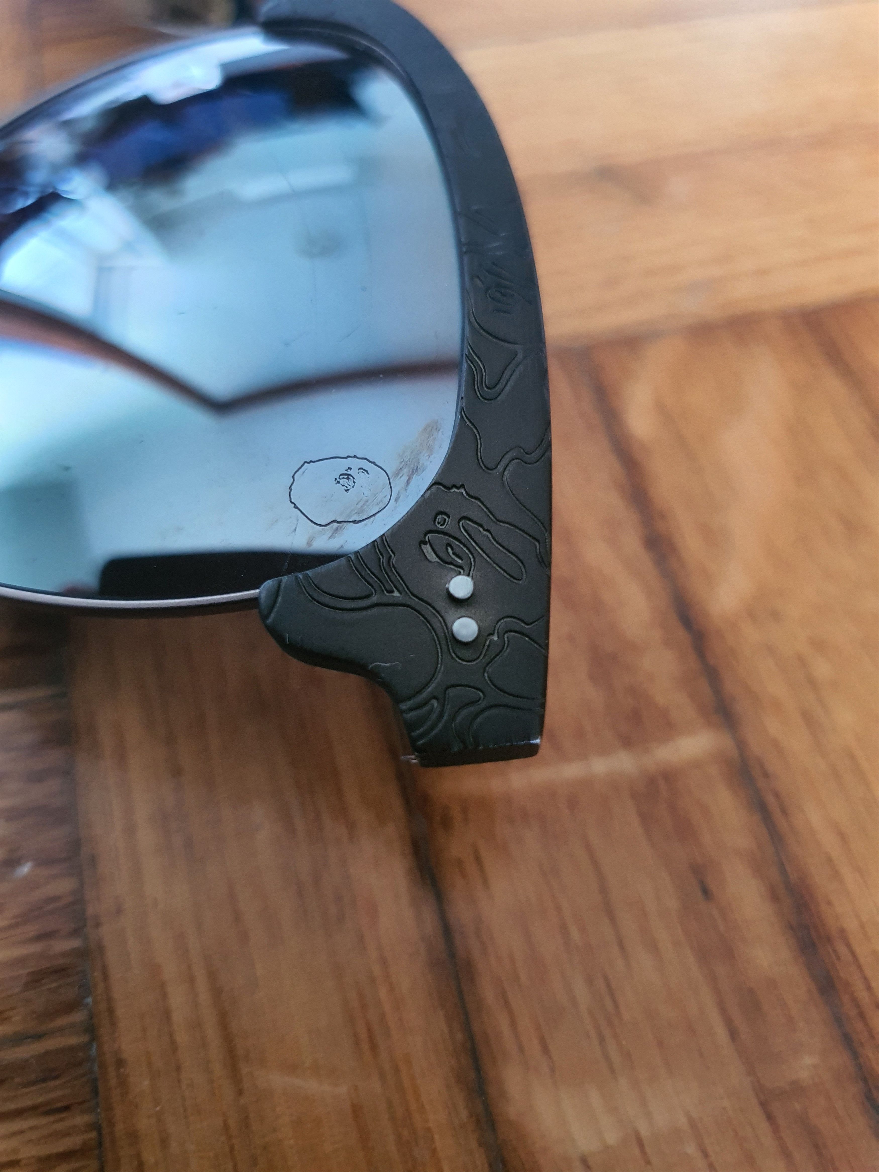 Bape Clubmaster Sunglasses Glasses w OG Camo Case (BS13041) Size ONE SIZE - 11 Thumbnail