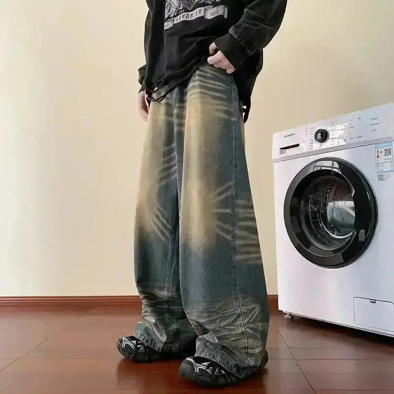 Japanese Brand hip-hop loose wide leg denim pant Size US 34 / EU 50 - 1 Thumbnail