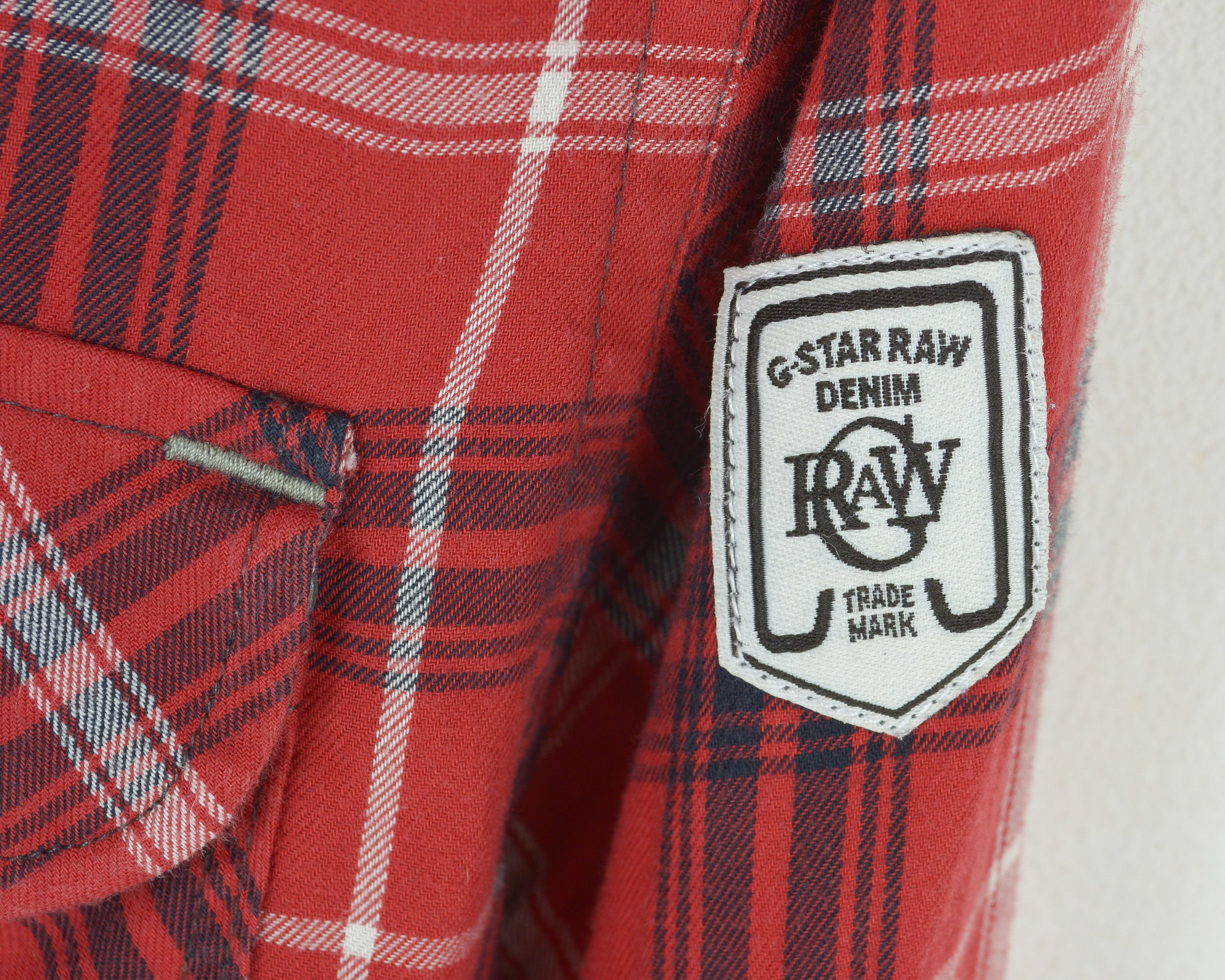 G-Star Casual Shirt Snap Button Up Long Sleeve Cotton Check Top Size US M / EU 48-50 / 2 - 7 Thumbnail