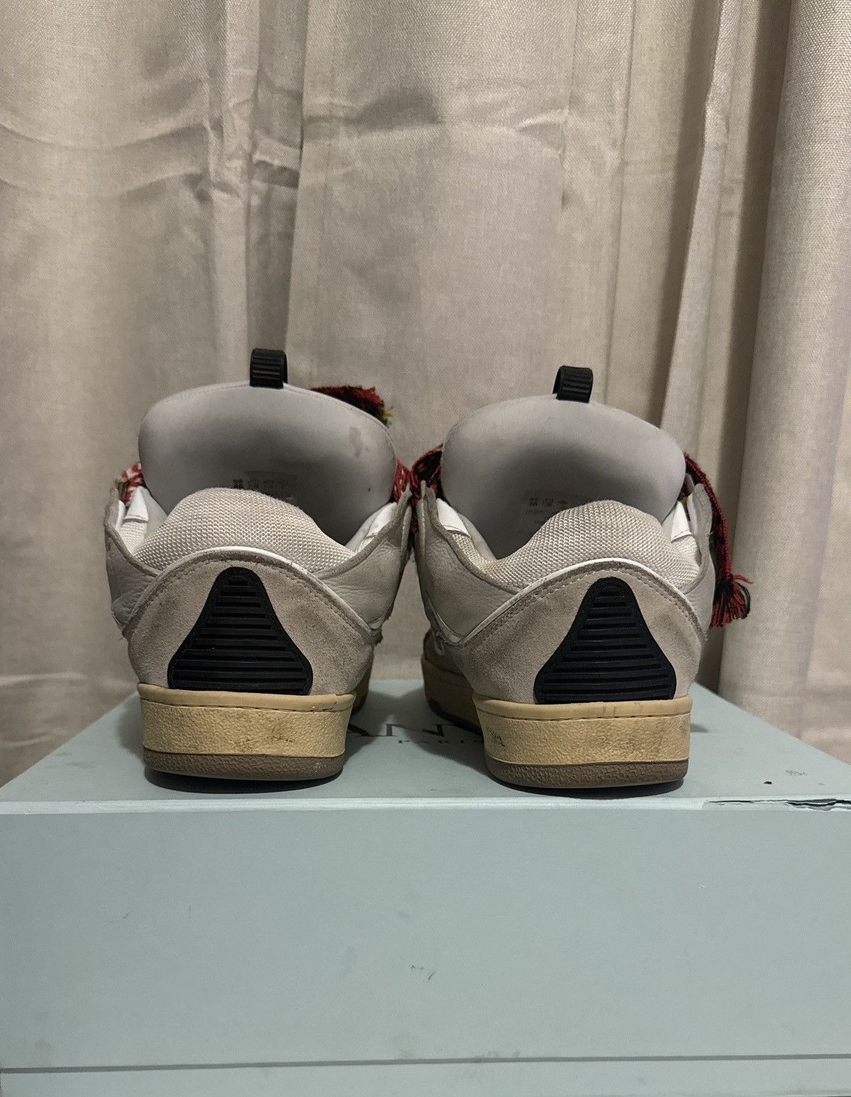 Lanvin Lanvin White & Gray Sneaker Size US 13 / EU 46 - 4 Thumbnail