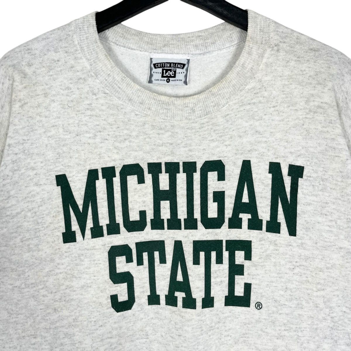 NCAA × Vintage Vintage 90s Michigan State University Sweatshirt Size US XL / EU 56 / 4 - 3 Thumbnail
