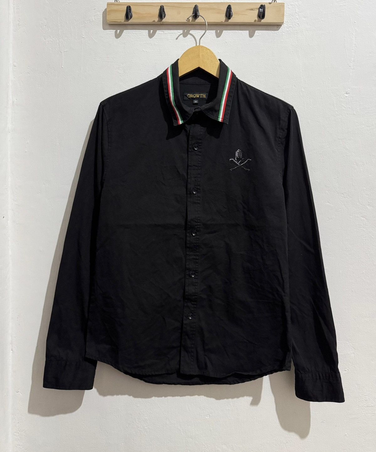 Hysteric Glamour × If Six Was Nine × Japanese Brand Y2k Growth skull ifsixwasnine button Shirt Size US L / EU 52-54 / 3 - 1 Thumbnail