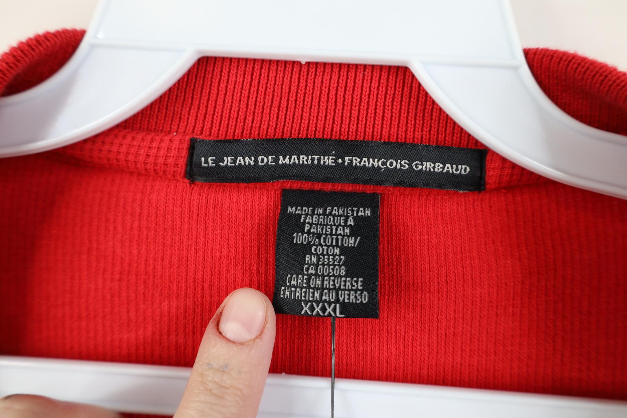 Marithe + Francois Girbaud Deadstock Vintage 90s Marithe Francois Girbaud Knit T-Shirt Size US XXL / EU 58 / 5 - 7 Thumbnail