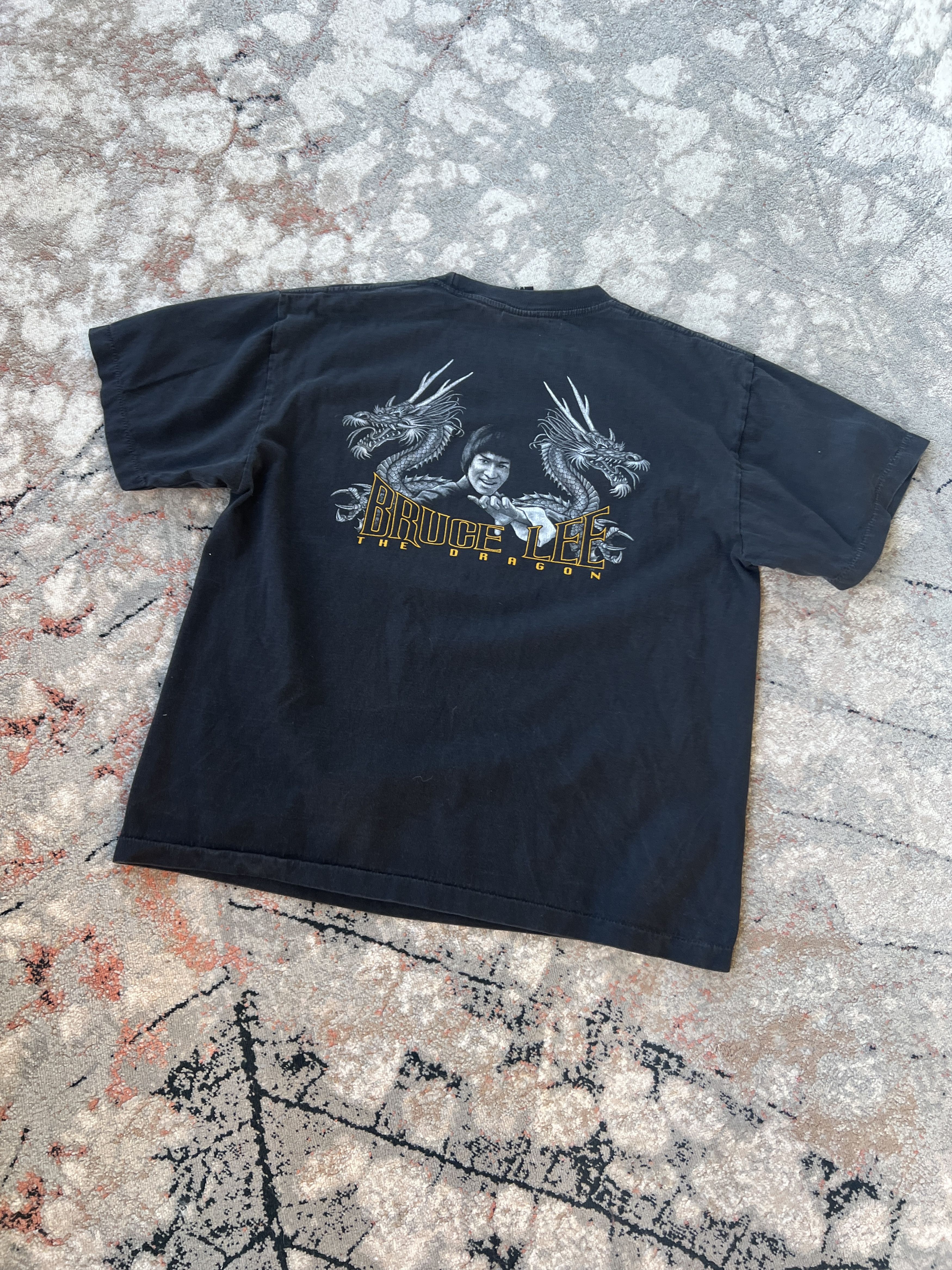 Vintage Vintage Bruce Lee Dragon Tee Size US L / EU 52-54 / 3 - 4 Thumbnail