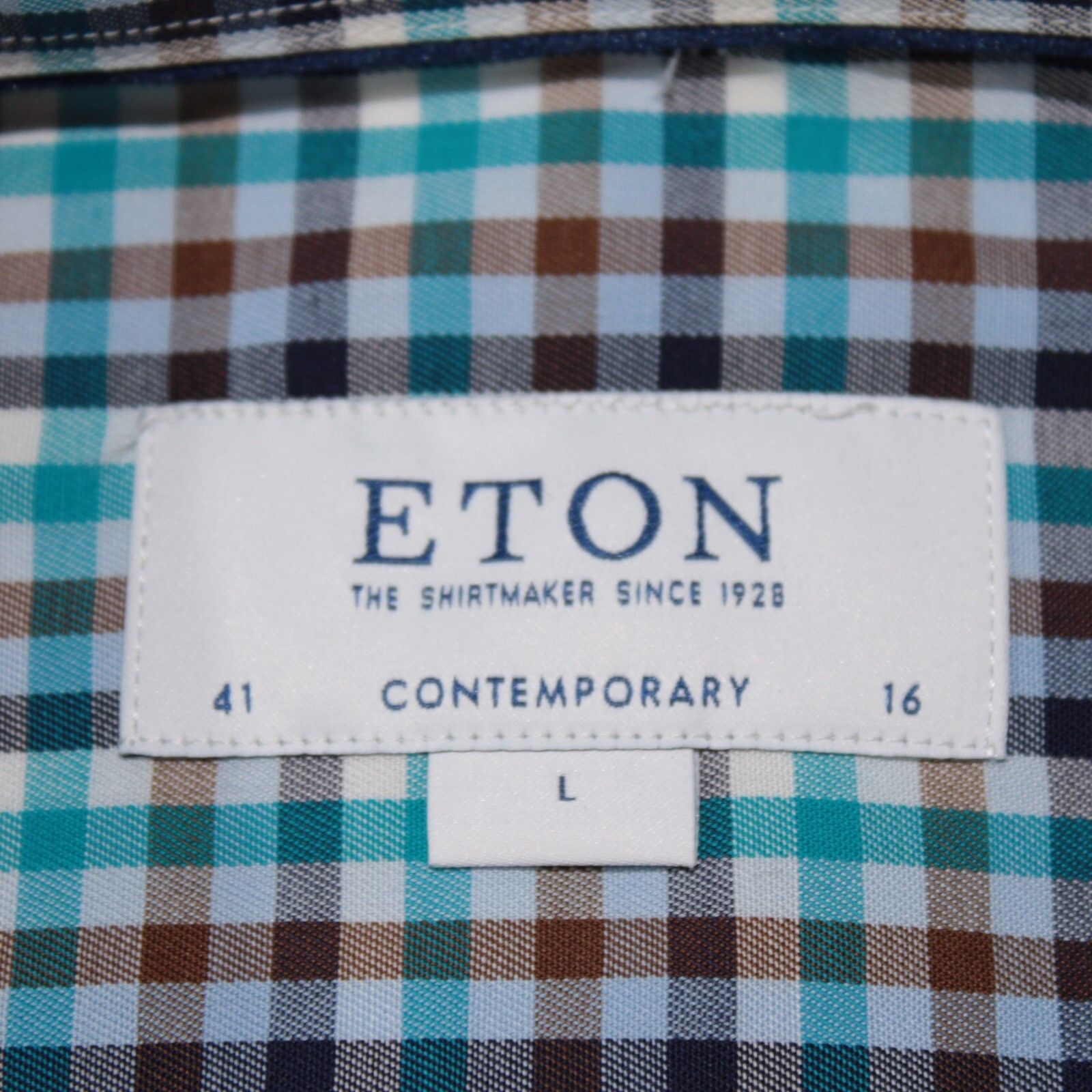 Eton Eton New with tags Shirt Size L US In Blue Size US L / EU 52-54 / 3 - 8 Thumbnail