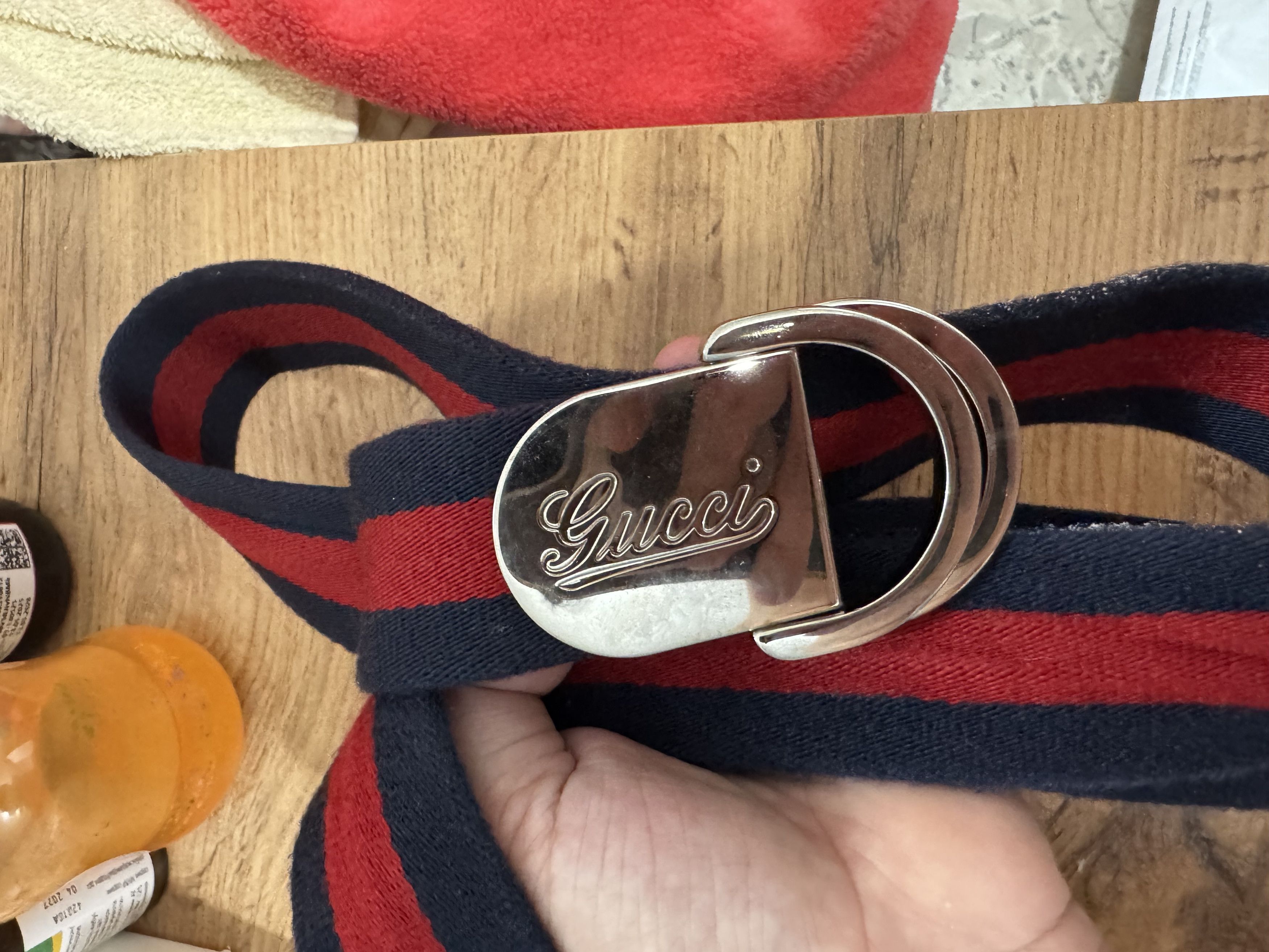 Gucci Gucci vintage authentic web belt Size 42 - 6 Thumbnail