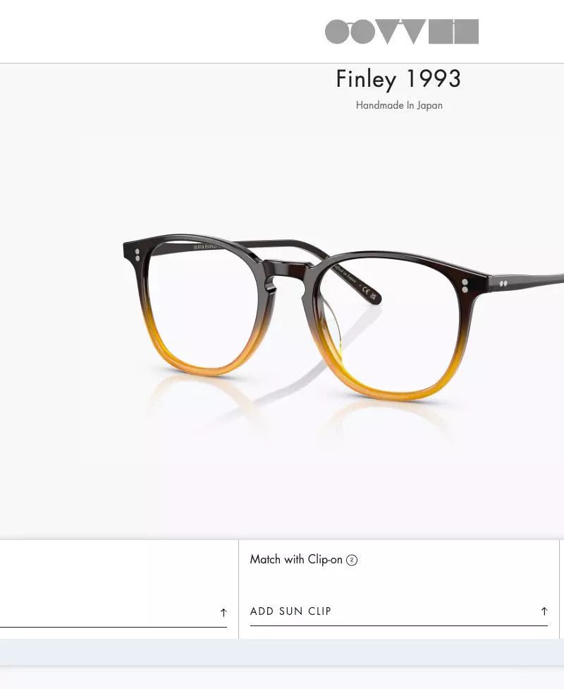 Oliver Peoples Oliver Peoples Finley 1993 Optical 48mm Size ONE SIZE - 4 Thumbnail