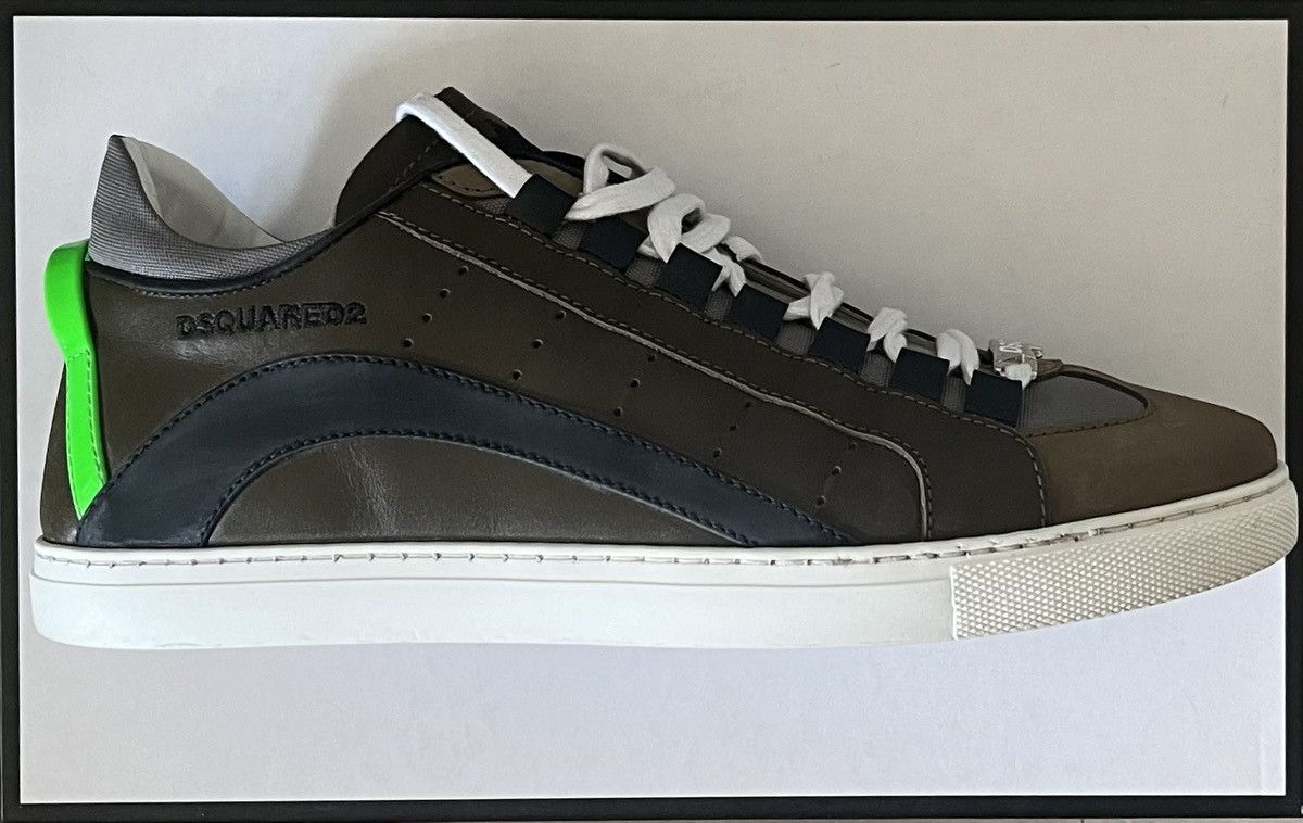 Dsquared2 Dsquared2 551 Lace-Up Low Top Sneakers Size US 9.5 / EU 42-43 - 2 Thumbnail
