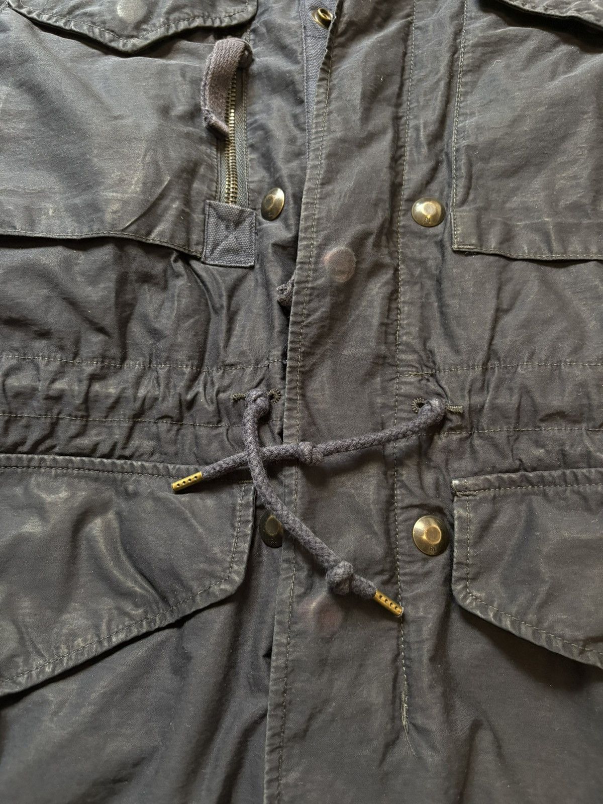 Polo Ralph Lauren Navy Military Safari Jacket Ralph Lauren Men’s M – Vintage Size US M / EU 48-50 / 2 - 4 Thumbnail