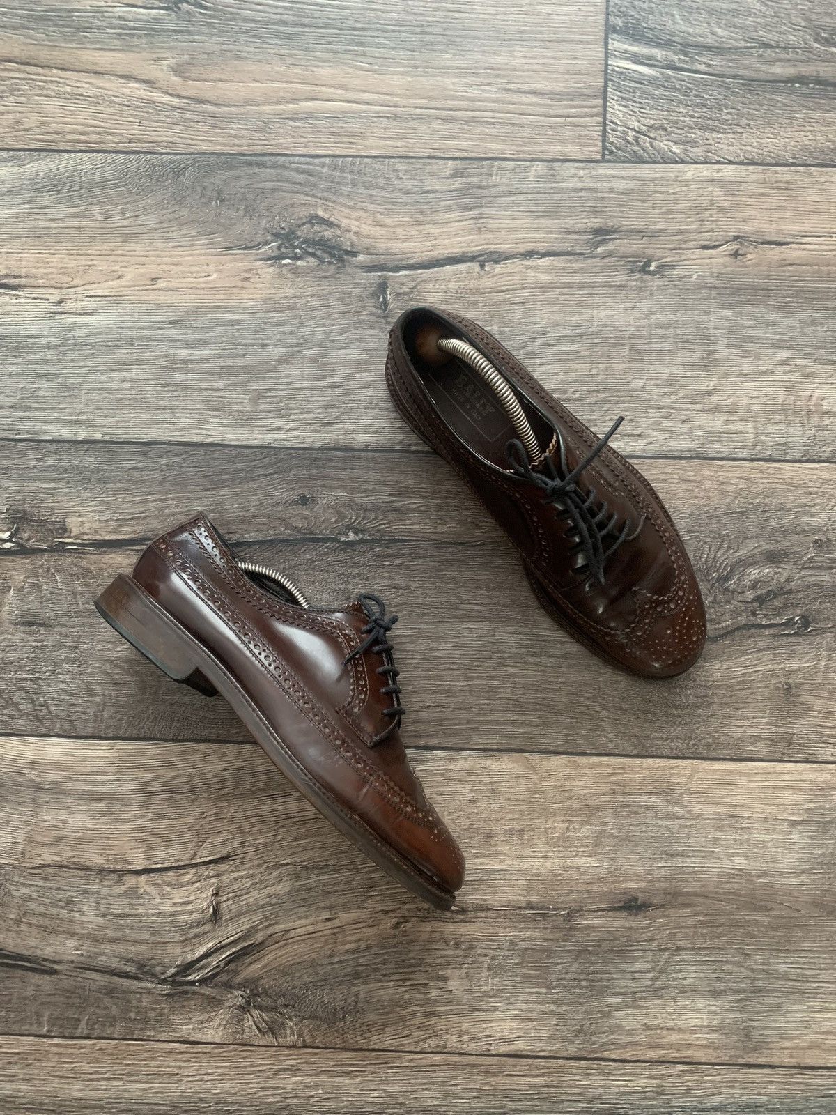 Bally Bally Brown Leather Brogue Shoes Made on Italy Size US 9 / EU 42 - 2 Thumbnail