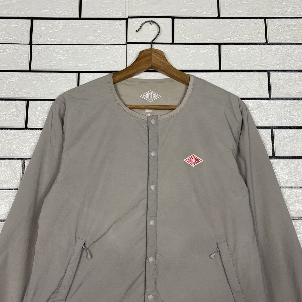 Japanese Brand Vintage Snap Button Bomber Jacket Danton Size US M / EU 48-50 / 2 - 4 Thumbnail