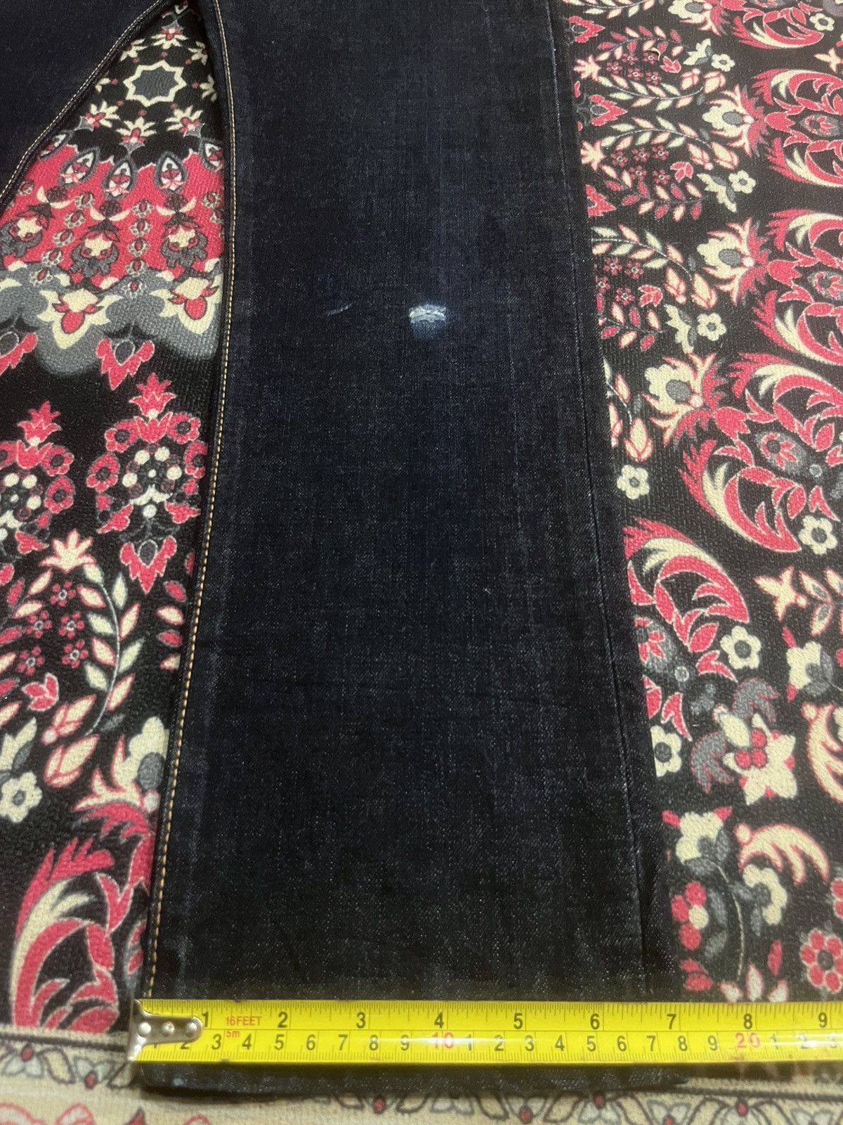 Edwin Edwin Made in Japan Raw Indigo Buckle Back Selvedge Jeans Size US 27 - 18 Thumbnail