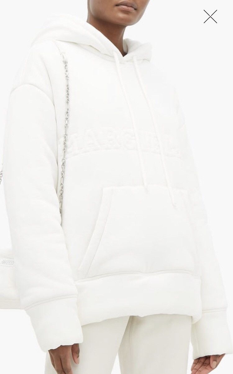 MM6 MM6 padded embossed oversized hoodie Size US M / EU 48-50 / 2 - 6 Thumbnail