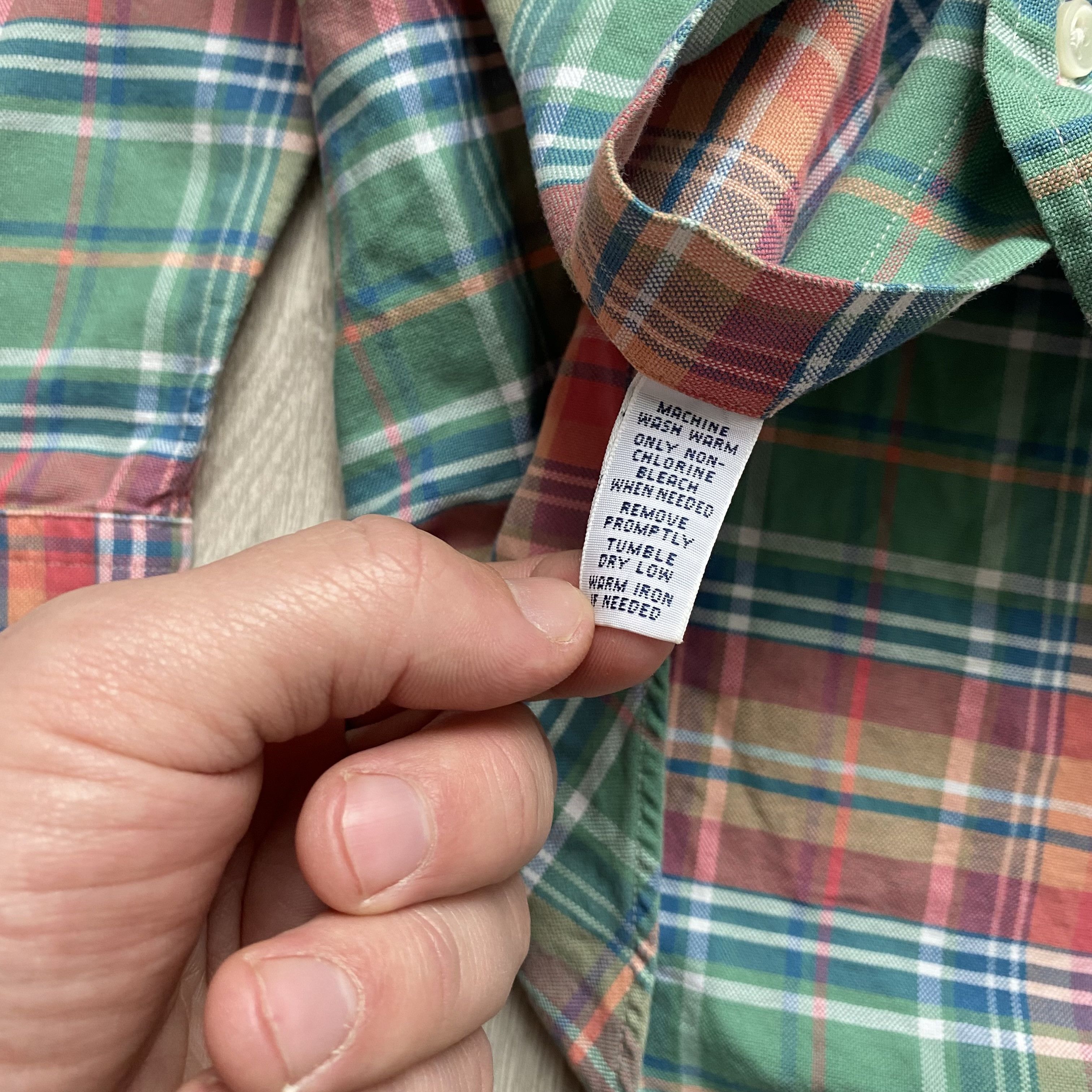 Polo Ralph Lauren 🏇Vintage 80s Polo Ralph Lauren Flannel Shirt Travis Style Size US L / EU 52-54 / 3 - 8 Thumbnail