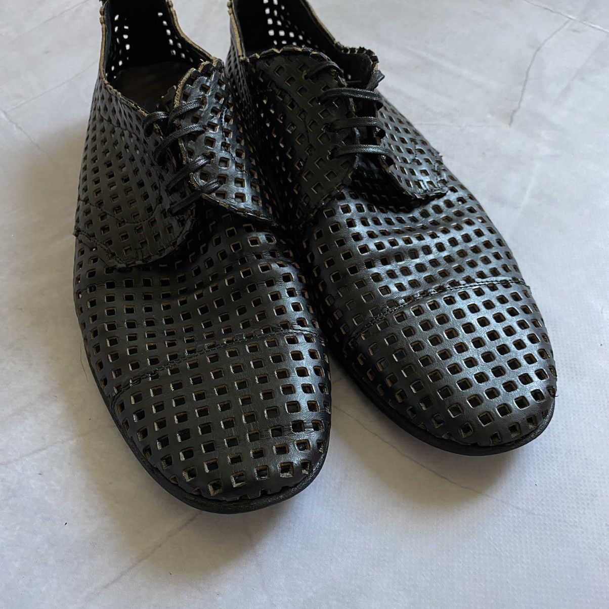 Dolce & Gabbana Archive Vintage Dolce Gabbana Leather Avant-Garde Shoes Size US 11 / EU 44 - 5 Thumbnail