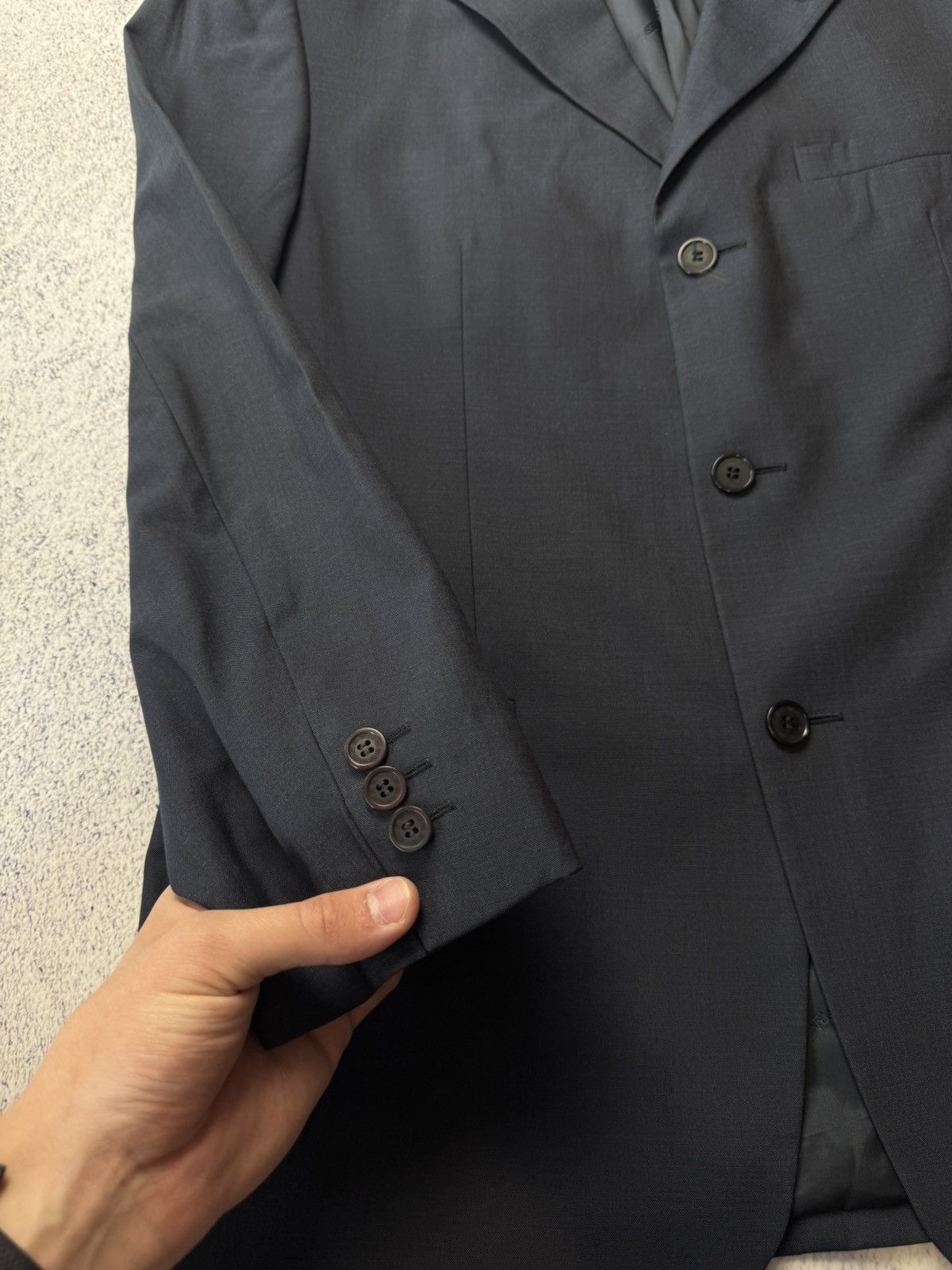 Vintage Vintage Versace Classic Black Blazer Luxury Y2K Size 48R - 12 Thumbnail