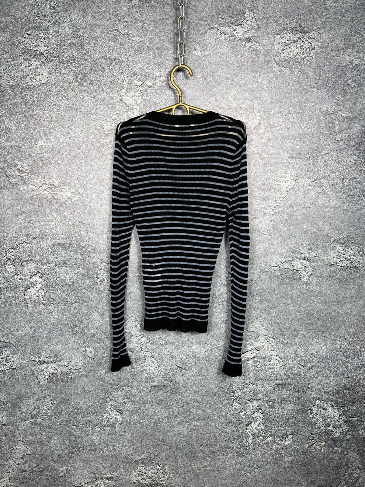 Fendi Fendi Mesh Slim Fit Silk Top Long Sleeve Size 40 Size S / US 4 / IT 40 - 12 Thumbnail