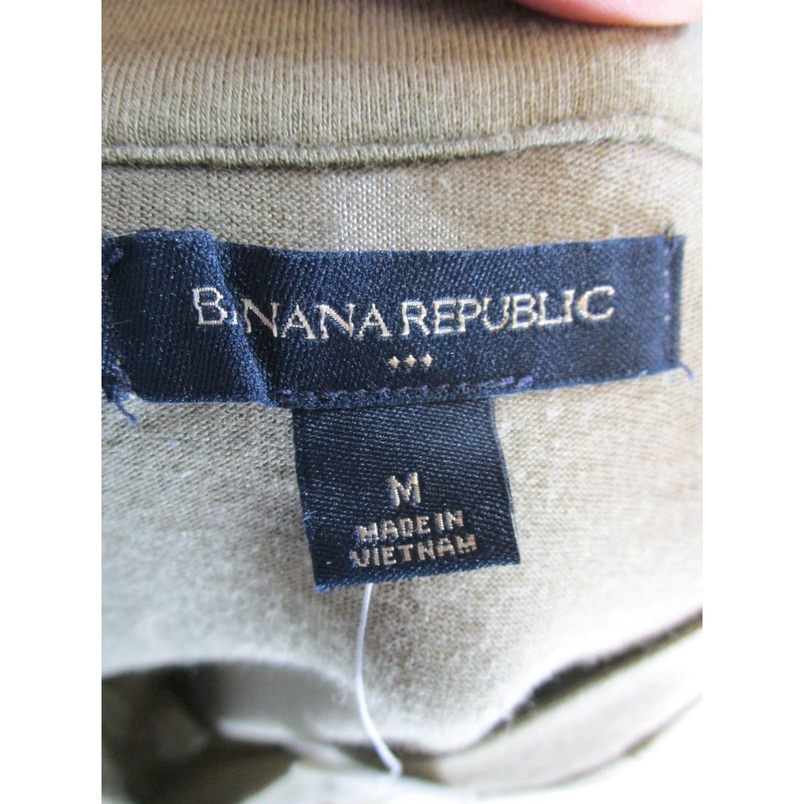 Banana Republic VINTAGE Banana Republic Shirt Dress Womens Medium Green Cotton New * Size M / US 6-8 / IT 42-44 - 3 Thumbnail