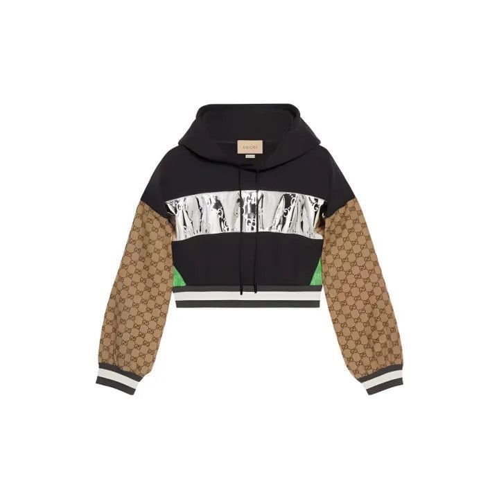 Gucci GUCCI Colorblock Cropped Hoodie for Women-2507 Size XS / US 0-2 / IT 36-38 - 8 Thumbnail