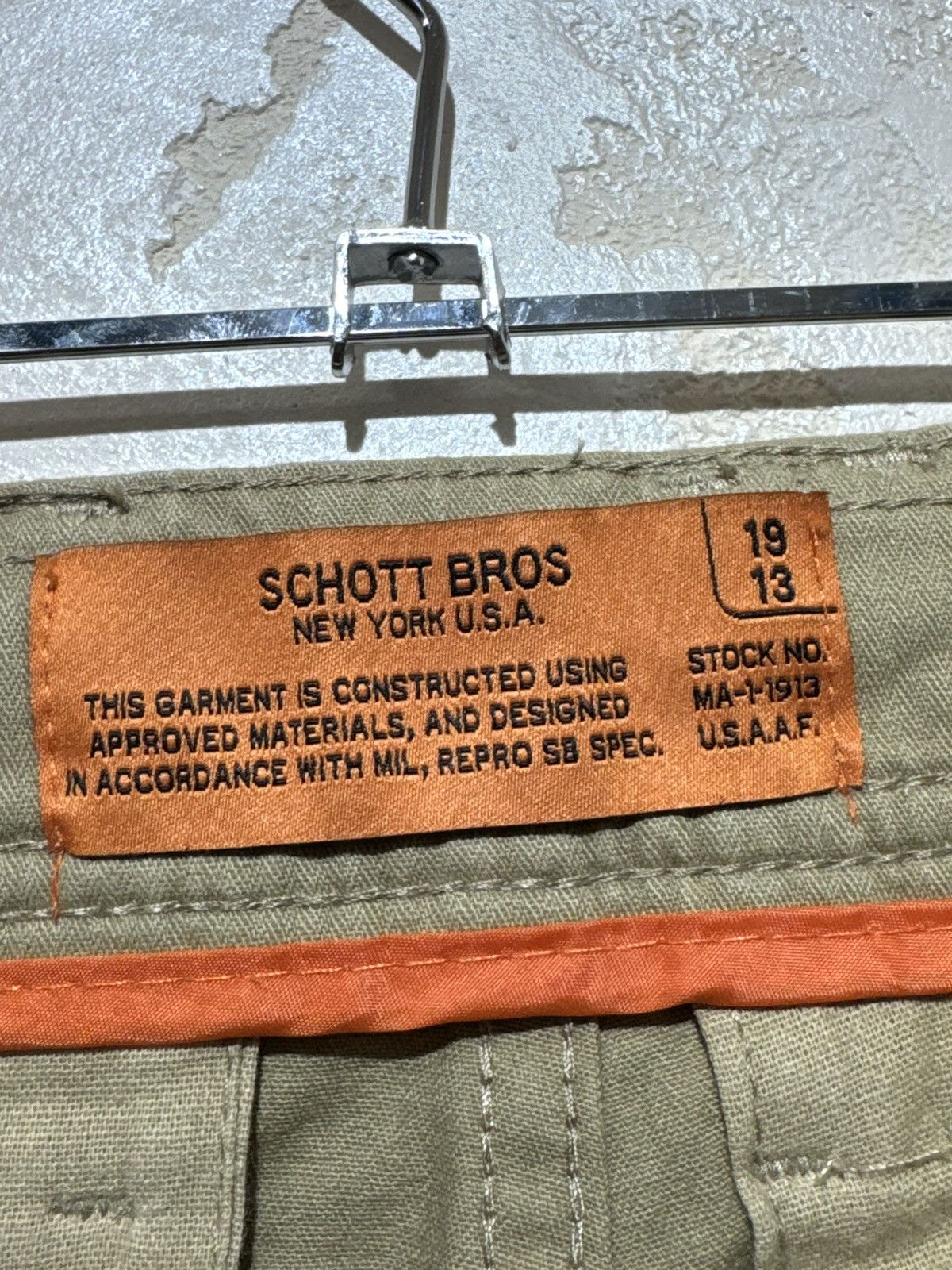 Schott Schott Cargo Pants Vintage Logo Packet Avant Garde Military Size US 28 / EU 44 - 18 Thumbnail