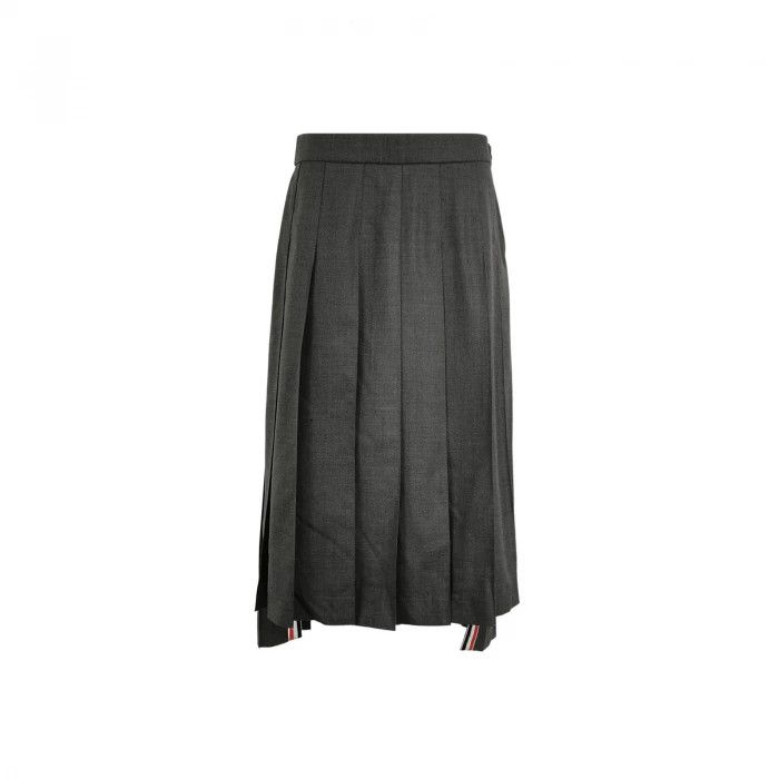 Thom Browne Thom Browne Wool Solid Pleated Skirt 42 Size 42" / US 20 - 1 Thumbnail