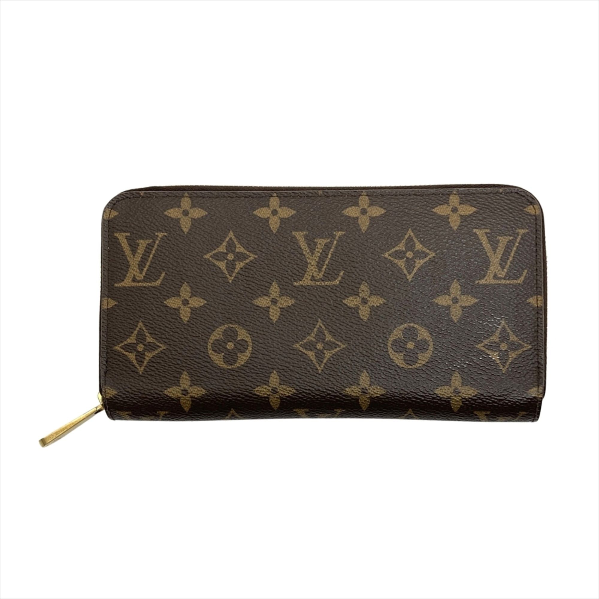 Louis Vuitton Zippy Wallet Monogram Canvas Round Zipper M41894 Rose Ballerine RFID