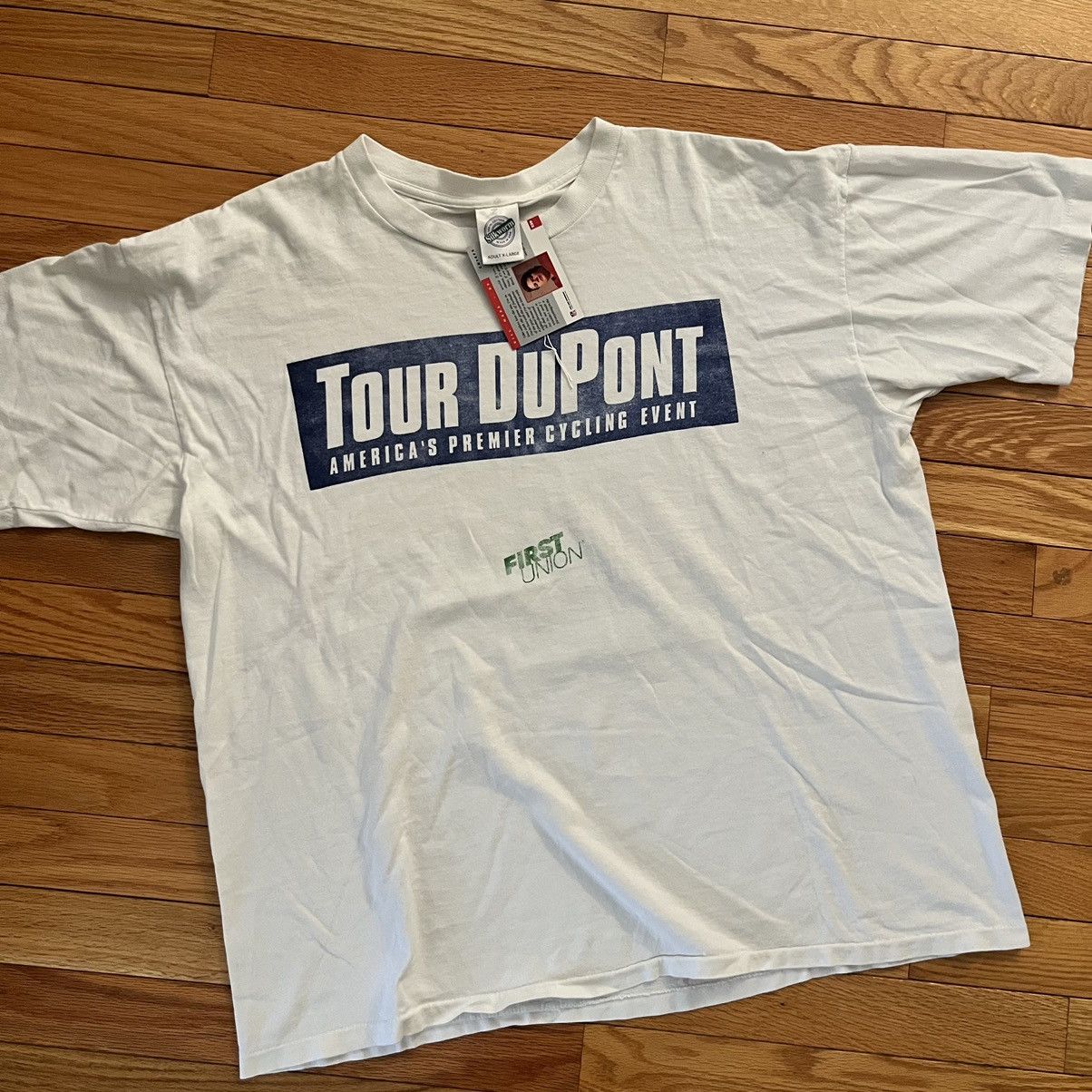 Band Tees × Vintage 90s Olympic Cycling Tee Size US XL / EU 56 / 4 - 1 Thumbnail