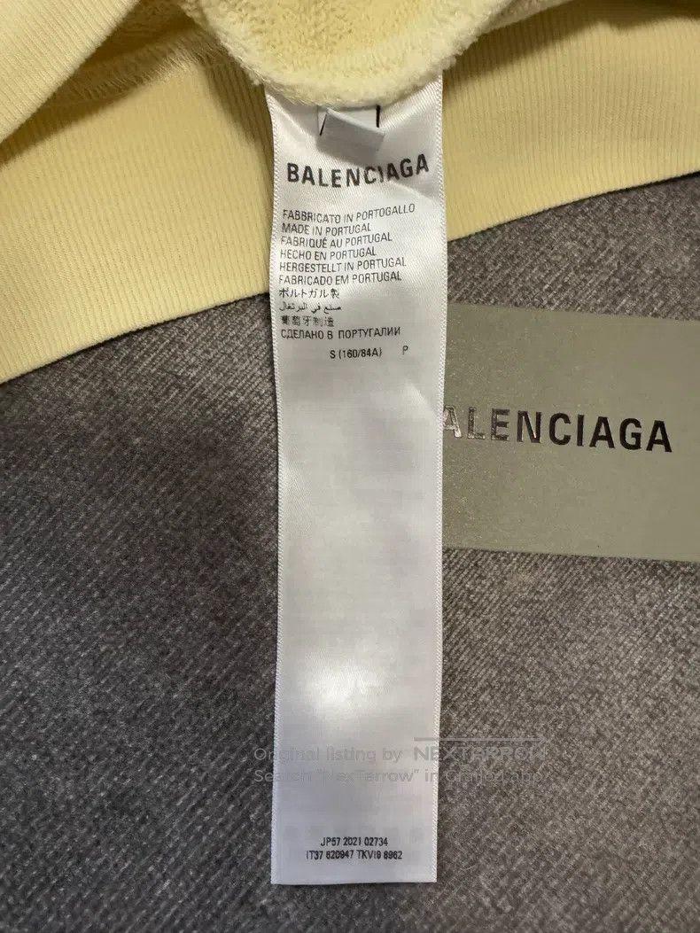 Balenciaga Balenciaga Beige Coke Embroidered Sweatshirt Size US S / EU 44-46 / 1 - 3 Thumbnail