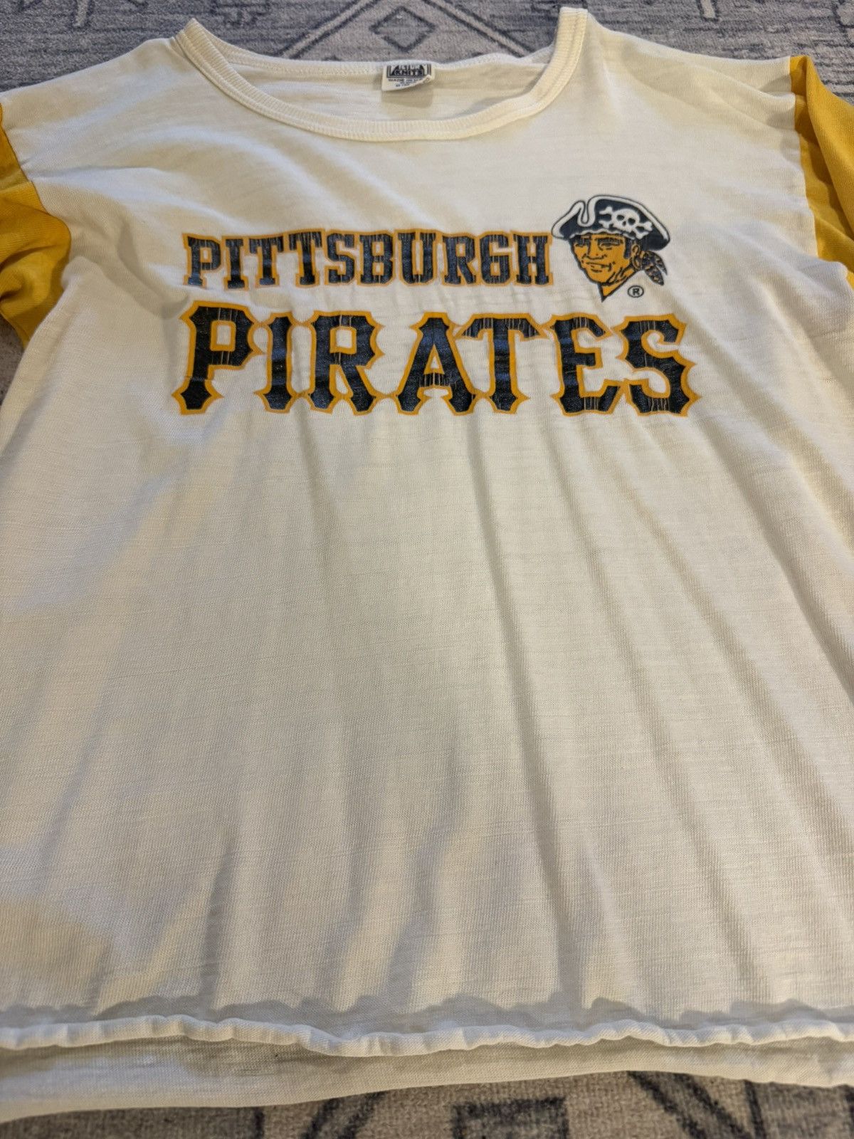 MLB × Vintage 70’s vintage MLB pirates Victory Knit ringer tee Size US M / EU 48-50 / 2 - 3 Thumbnail