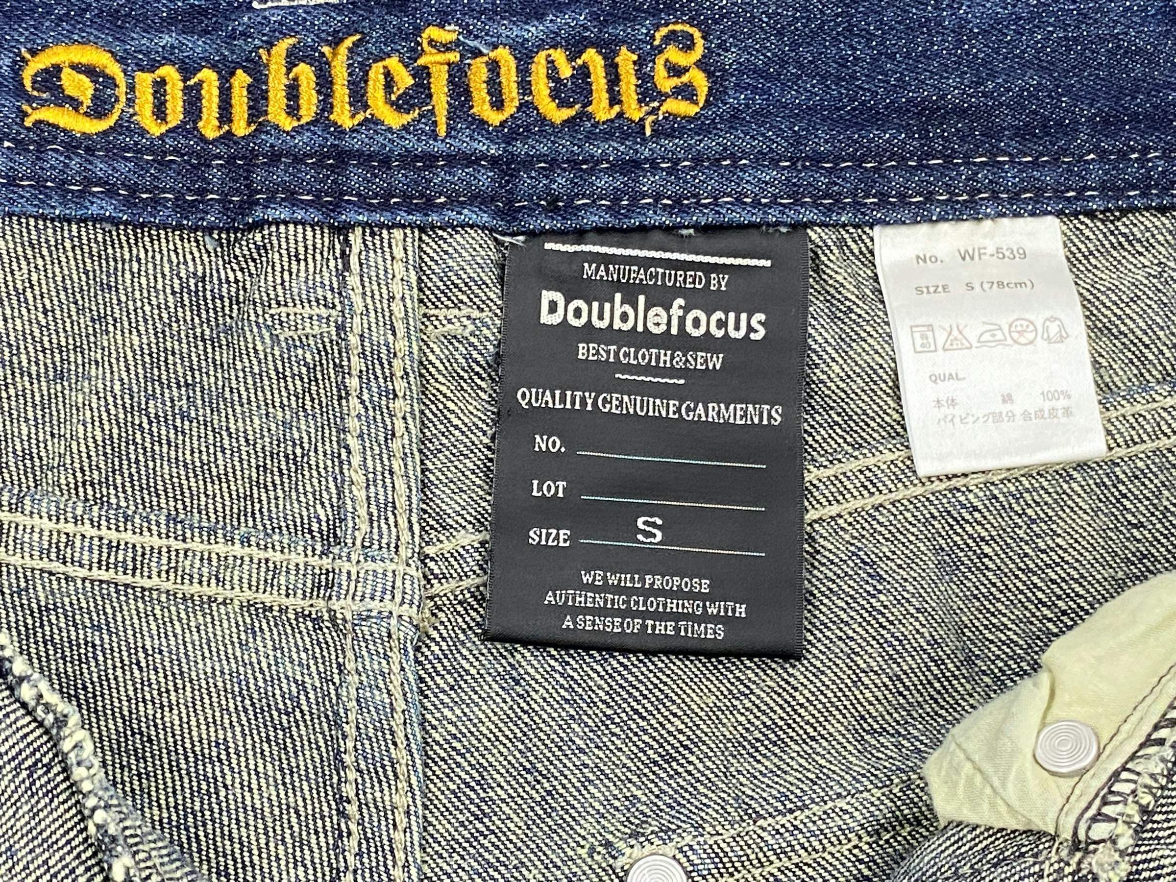Japanese Brand Double Focus Cargo Jeans Multipocket Jeans Bondage Jeans Size US 29 - 12 Thumbnail
