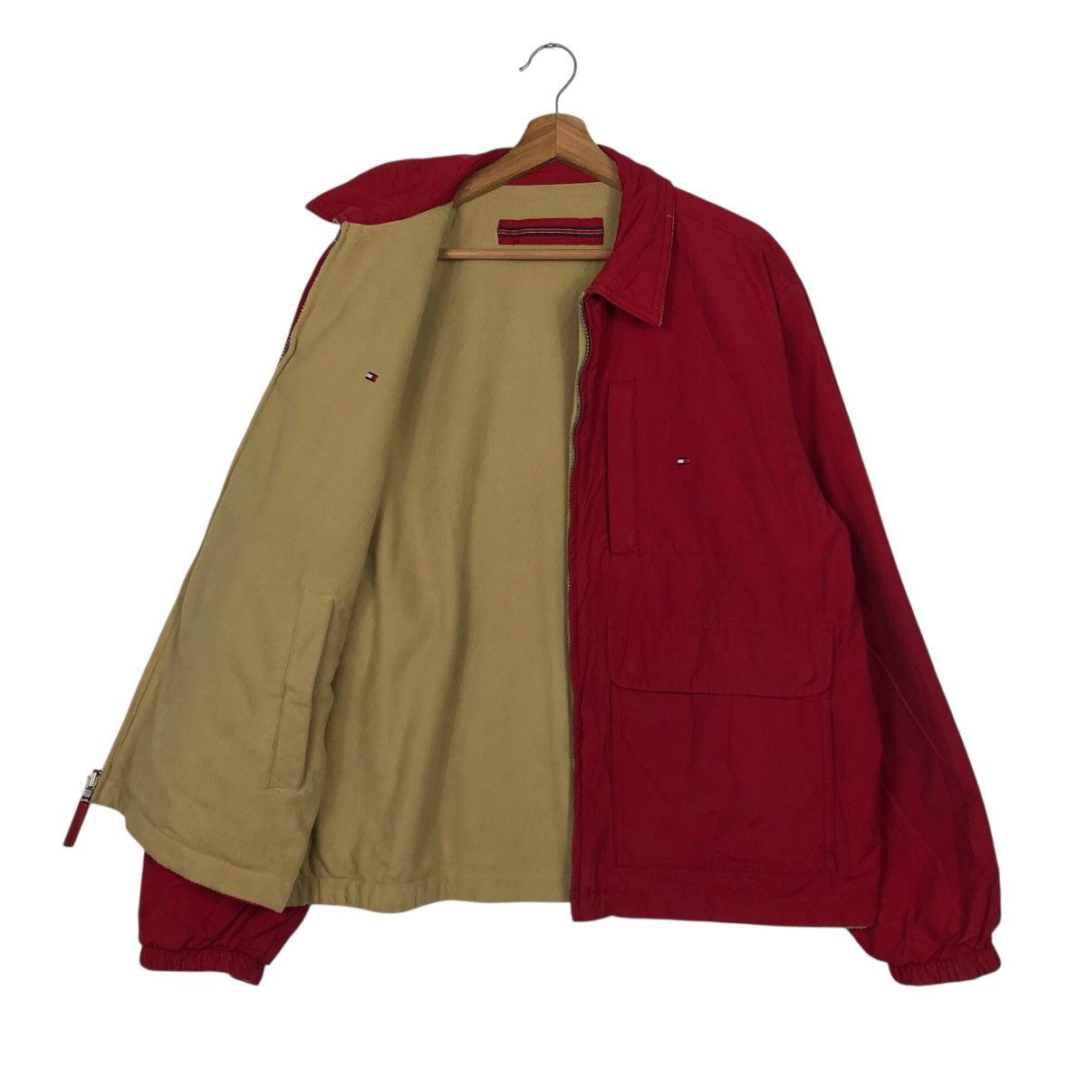 Japanese Brand 📌Vintage Reversible Bomber Jacket Detroit Tommy Hilfiger Size US M / EU 48-50 / 2 - 14 Thumbnail