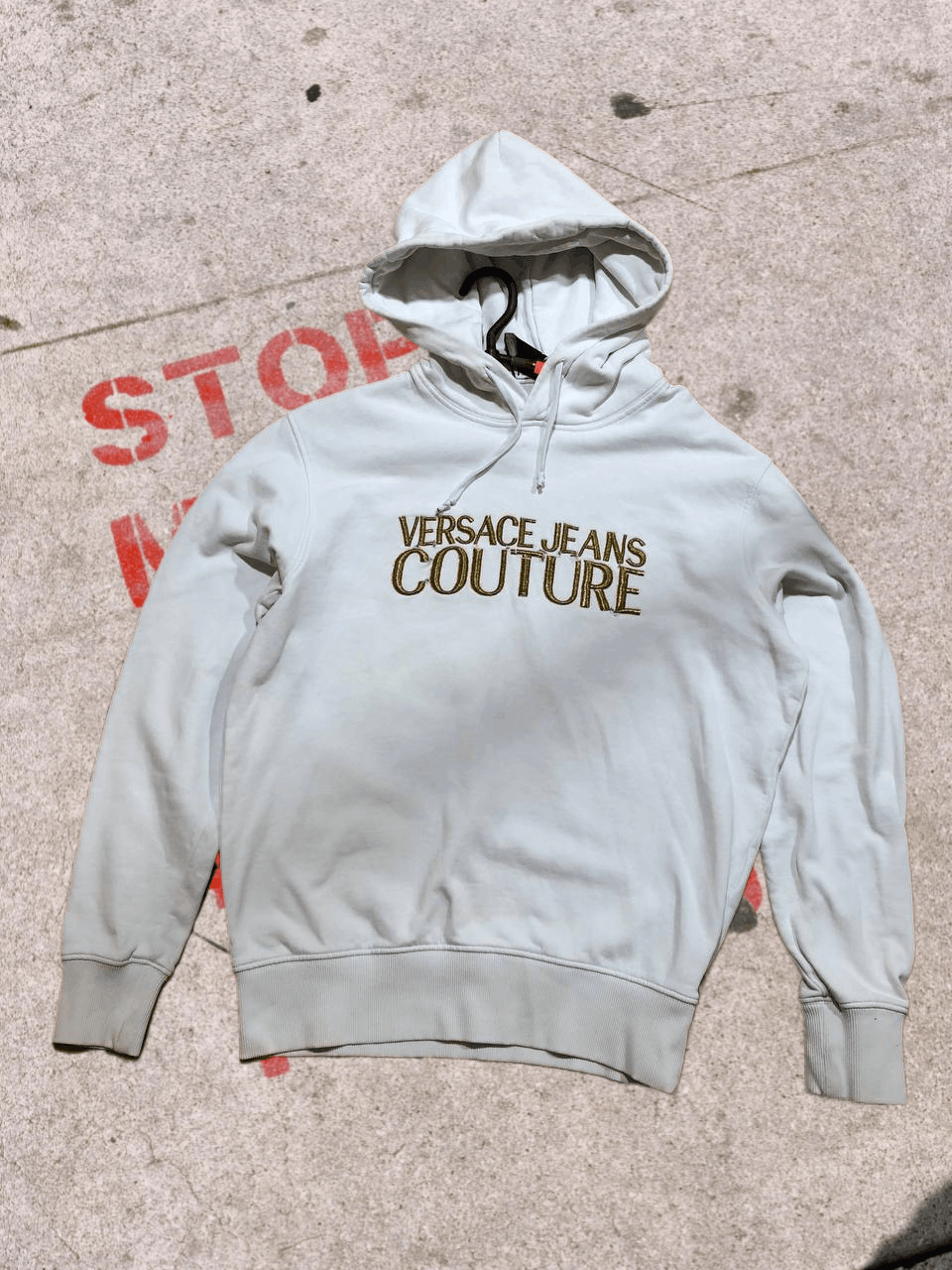 Versace Jeans Couture Versace Jeans Couture Men's Gold Foil Logo Hoodie Size US XS / EU 42 / 0 - 1 Thumbnail