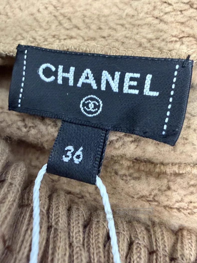 Chanel Chanel Ski series lamb wool stitched sweatshirt Size XS / US 0-2 / IT 36-38 - 4 Thumbnail