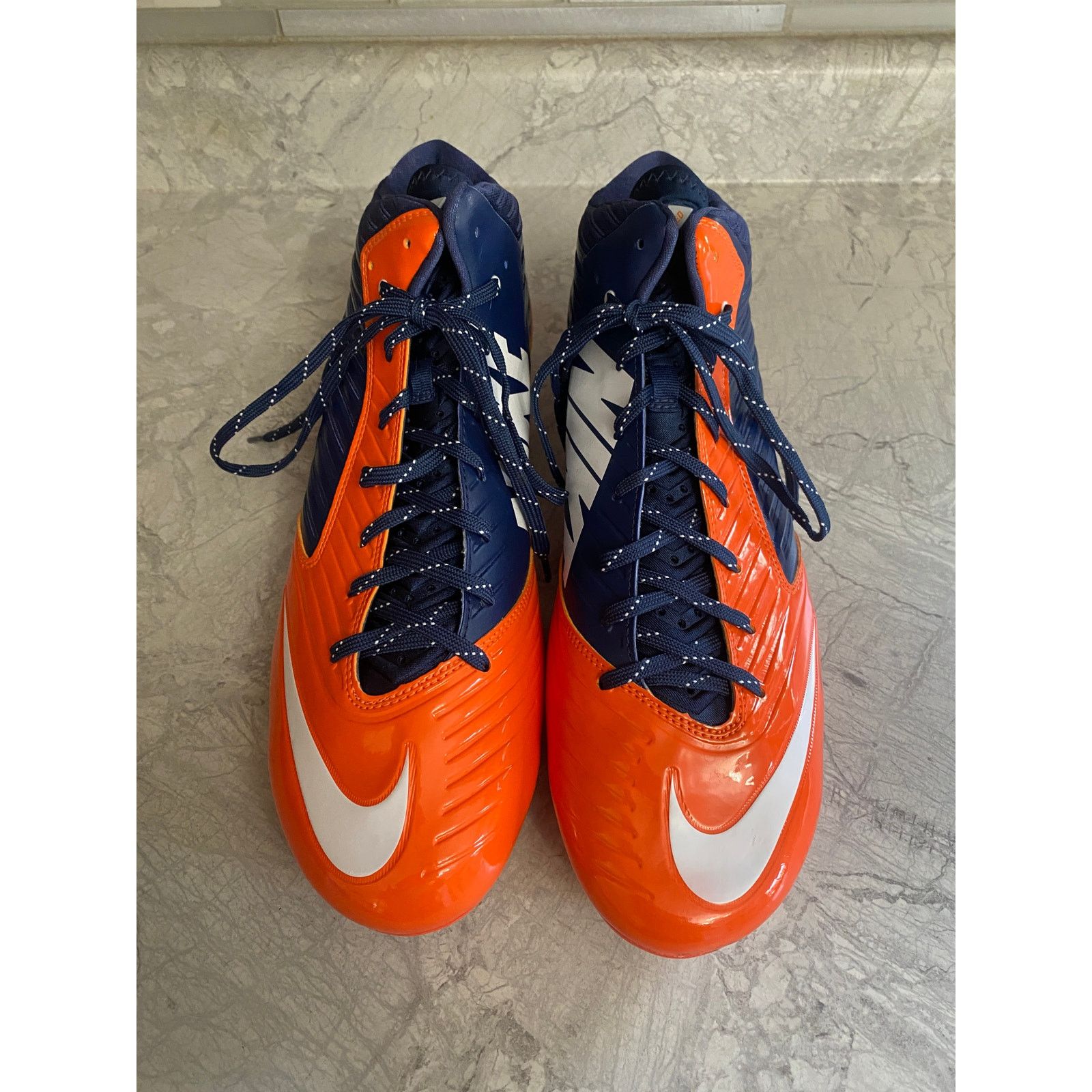 Nike Nike Vapor Speed Orange and Blue Football Cleats Size 14 Size US 14 / EU 47 - 2 Thumbnail