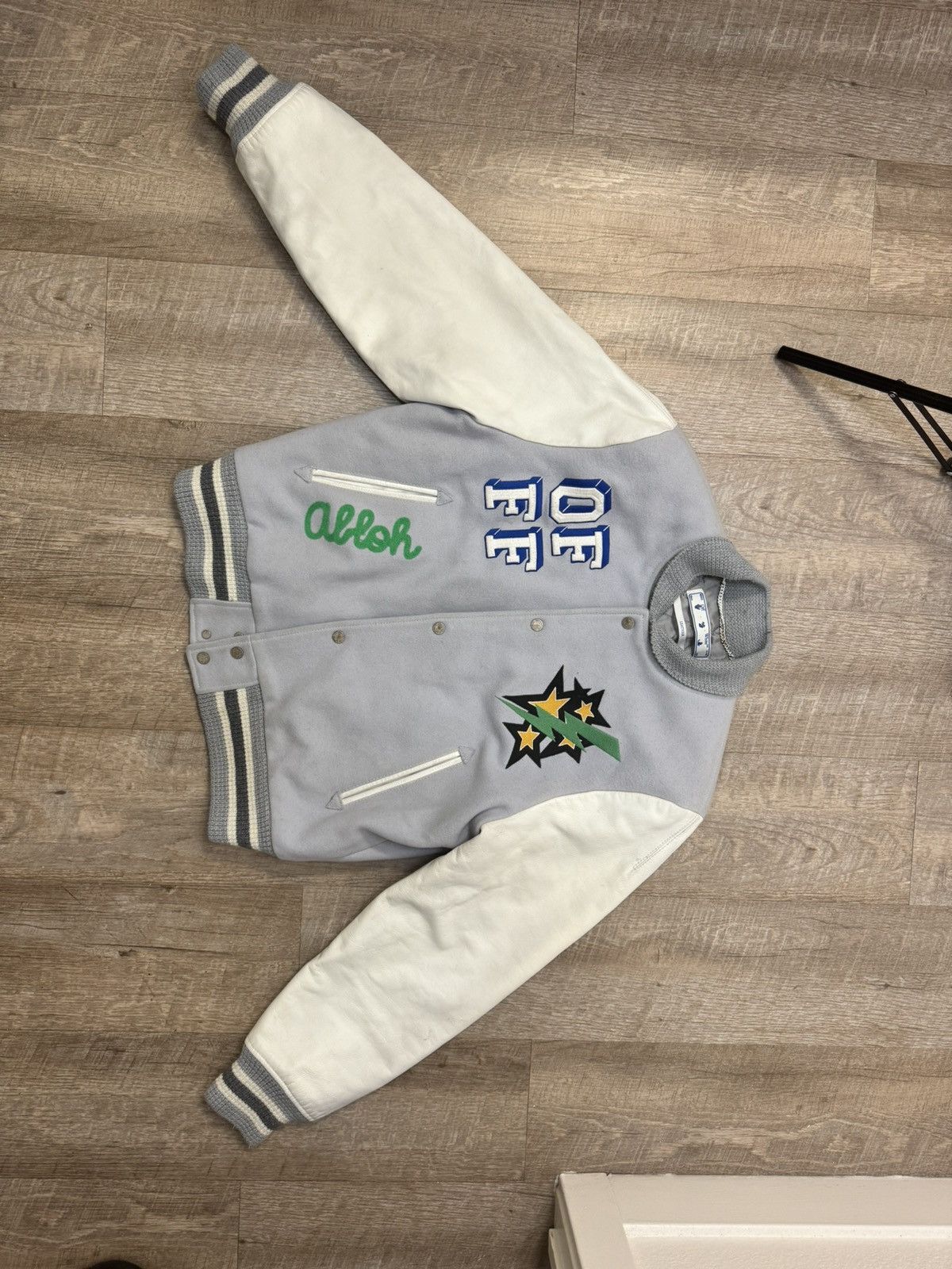 Off-White × Virgil Abloh Off-White Virgil Abloh Magician varsity jacket Size US M / EU 48-50 / 2 - 3 Thumbnail