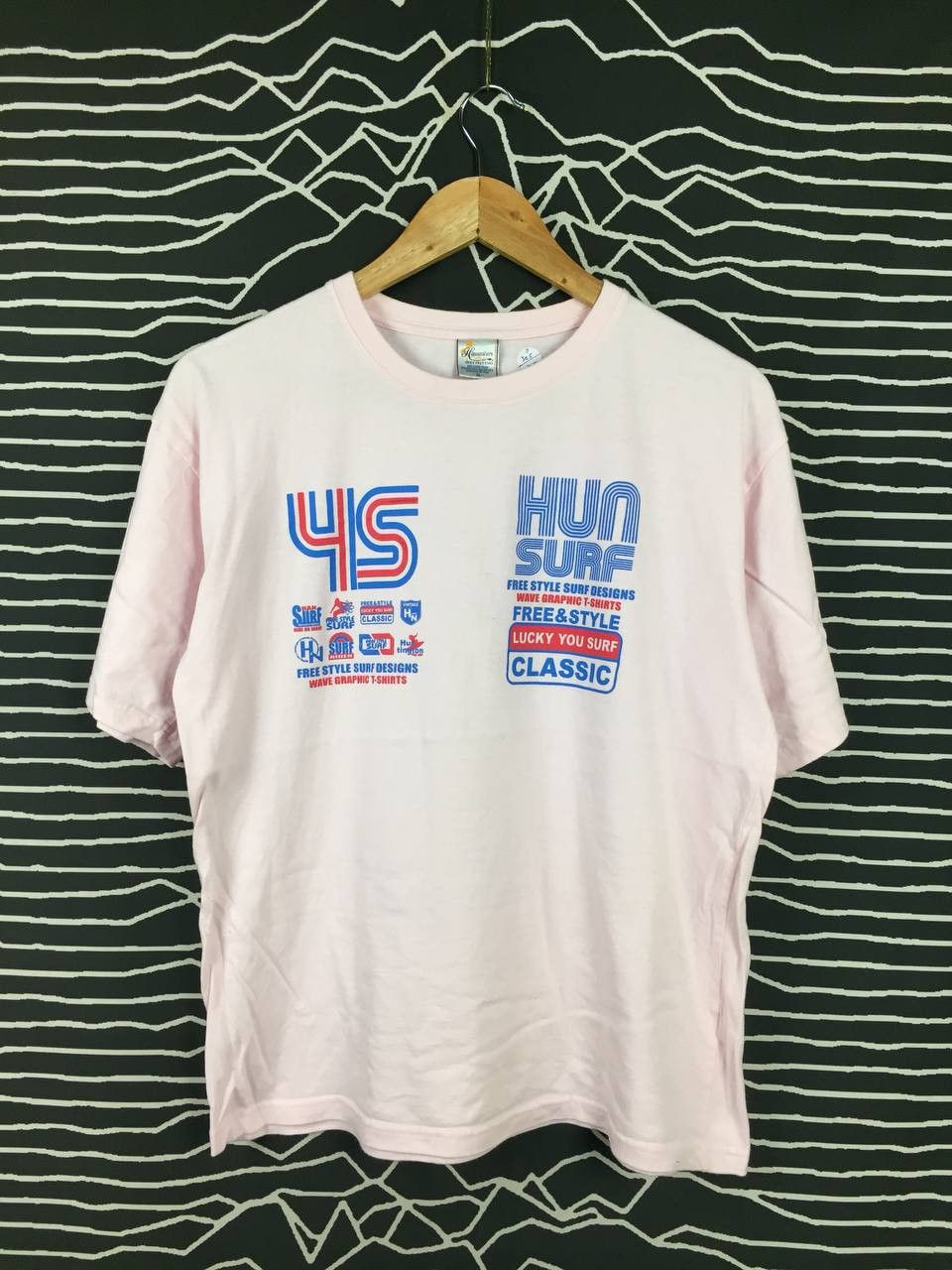 Vintage Han Surf Ride On Wave Free Style Surf Designs Tee Size US M / EU 48-50 / 2 - 2 Thumbnail