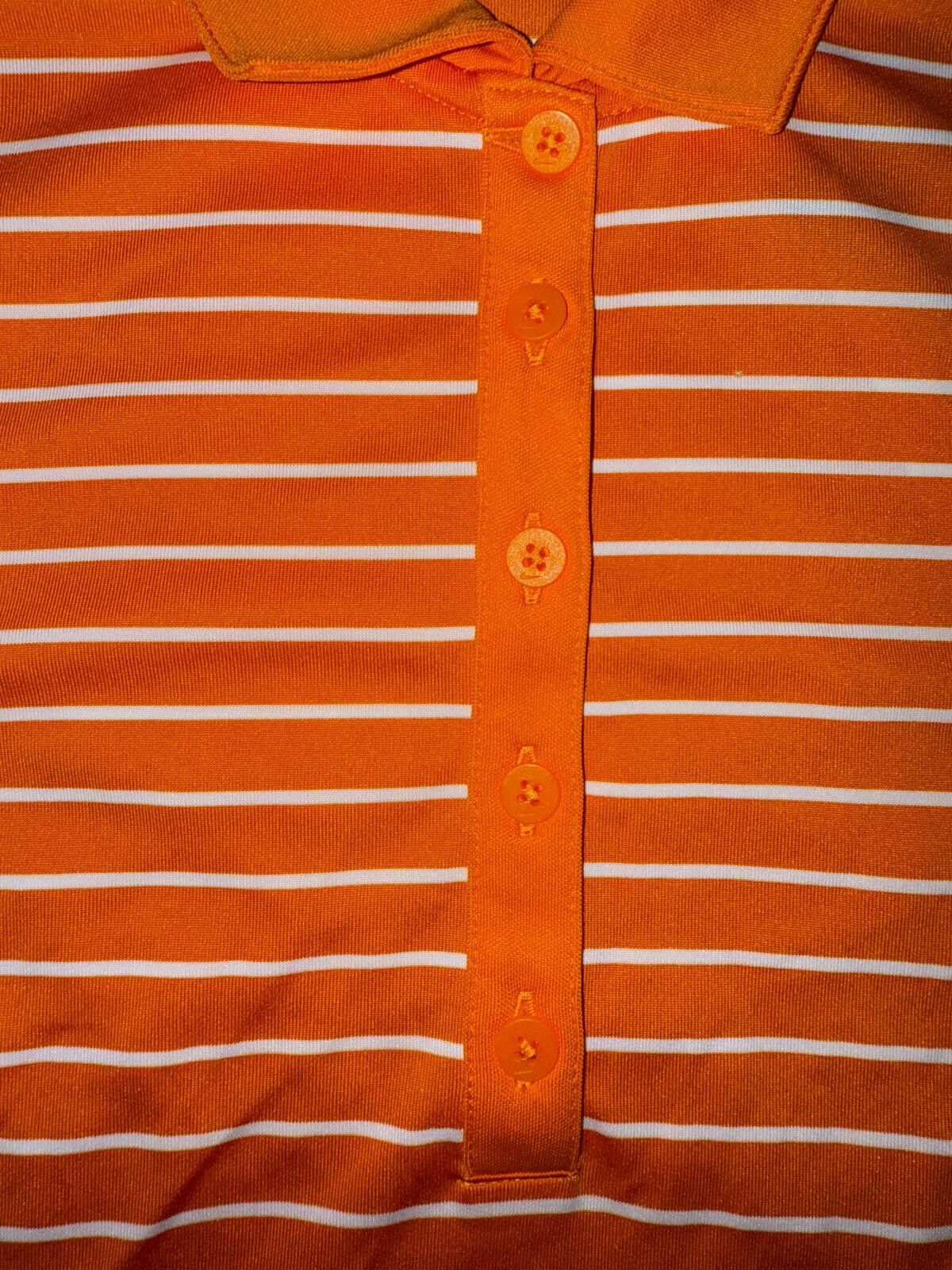 Nike Nike Golf Womens Dri Fit Stripe Polo Shirt Sample Size S / US 4 / IT 40 - 4 Thumbnail