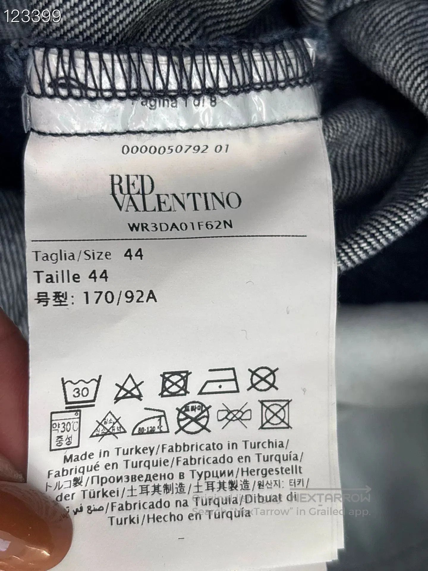 RED Valentino Valentino Red Denim Long. Size M / US 6-8 / IT 42-44 - 4 Thumbnail