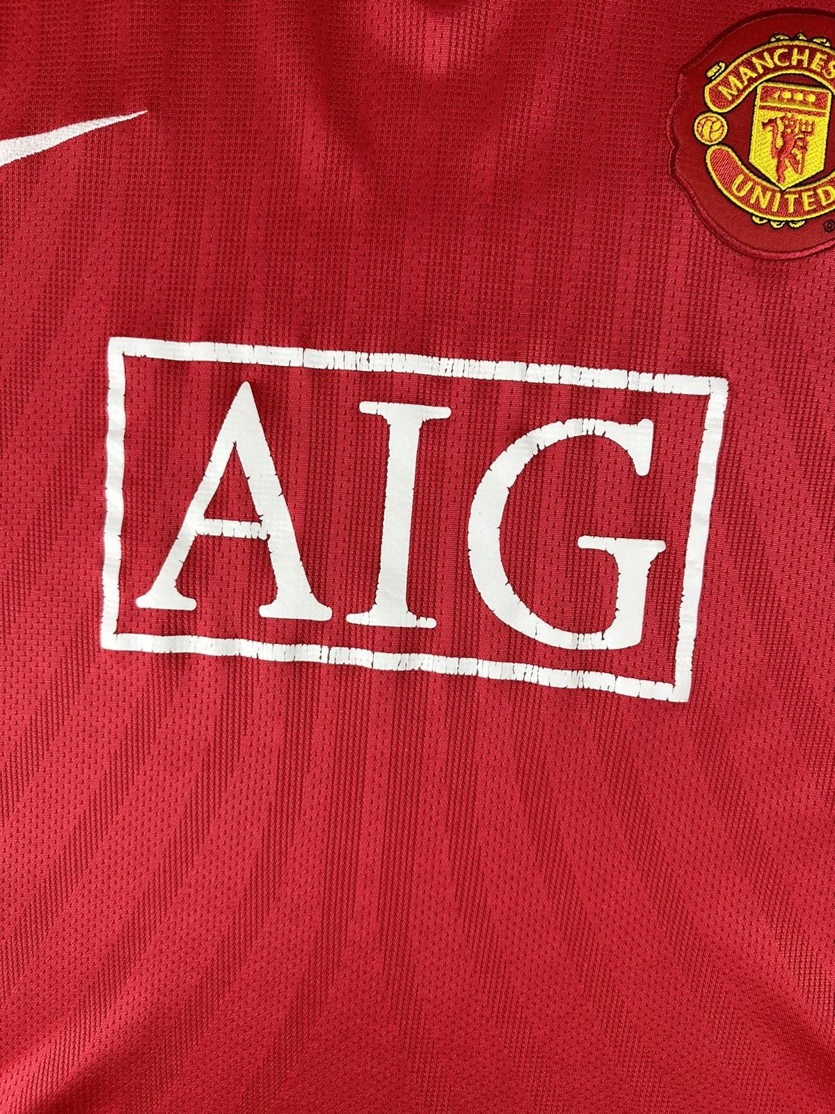 Nike Nike Manchester United 2007/09 Home Soccer Football Jersey Size US XXL / EU 58 / 5 - 9 Thumbnail