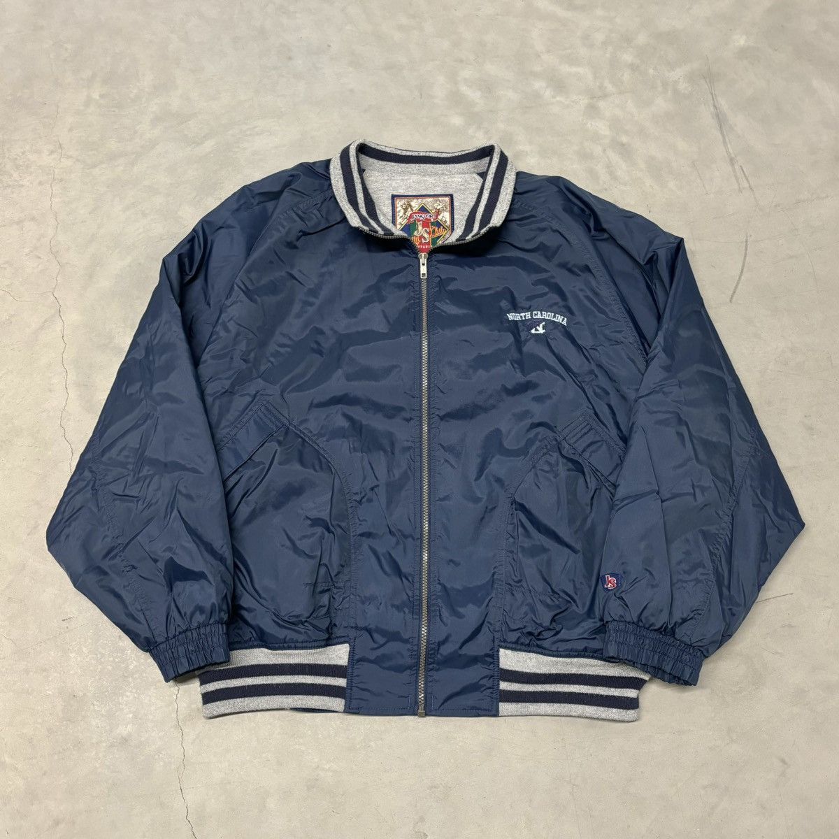 Jansport × Vintage Vintage 90s UNC North Carolina Bomber Jacket Size US L / EU 52-54 / 3 - 1 Thumbnail