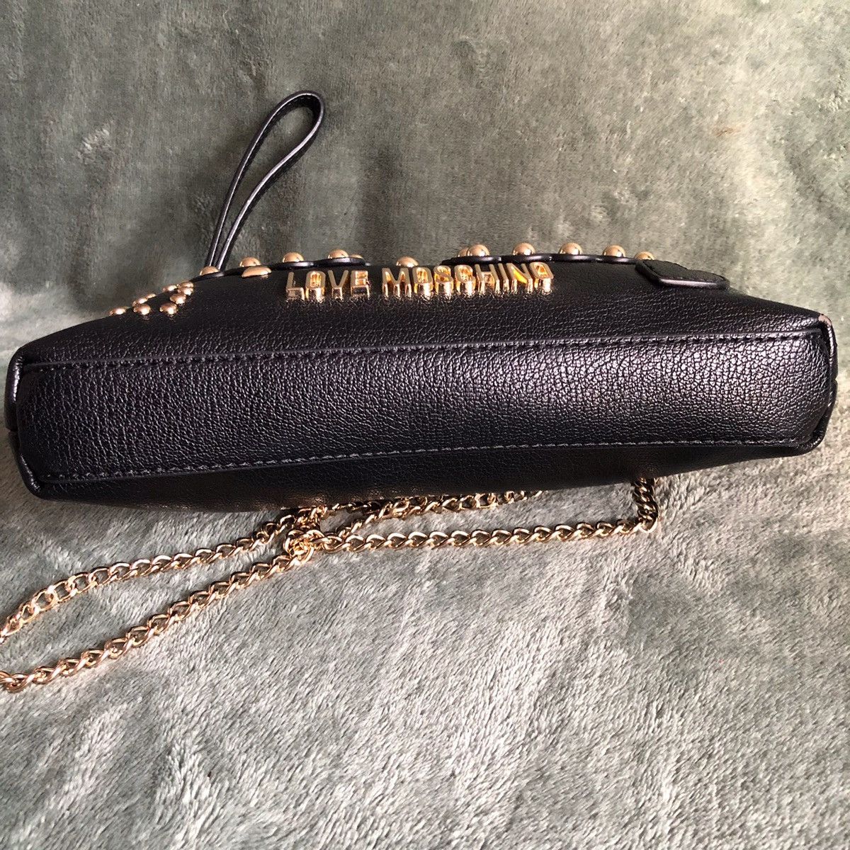 Love Moschino Love Moschino Black Embossed Heart Crossbody Shoulder Bag Size ONE SIZE - 4 Thumbnail