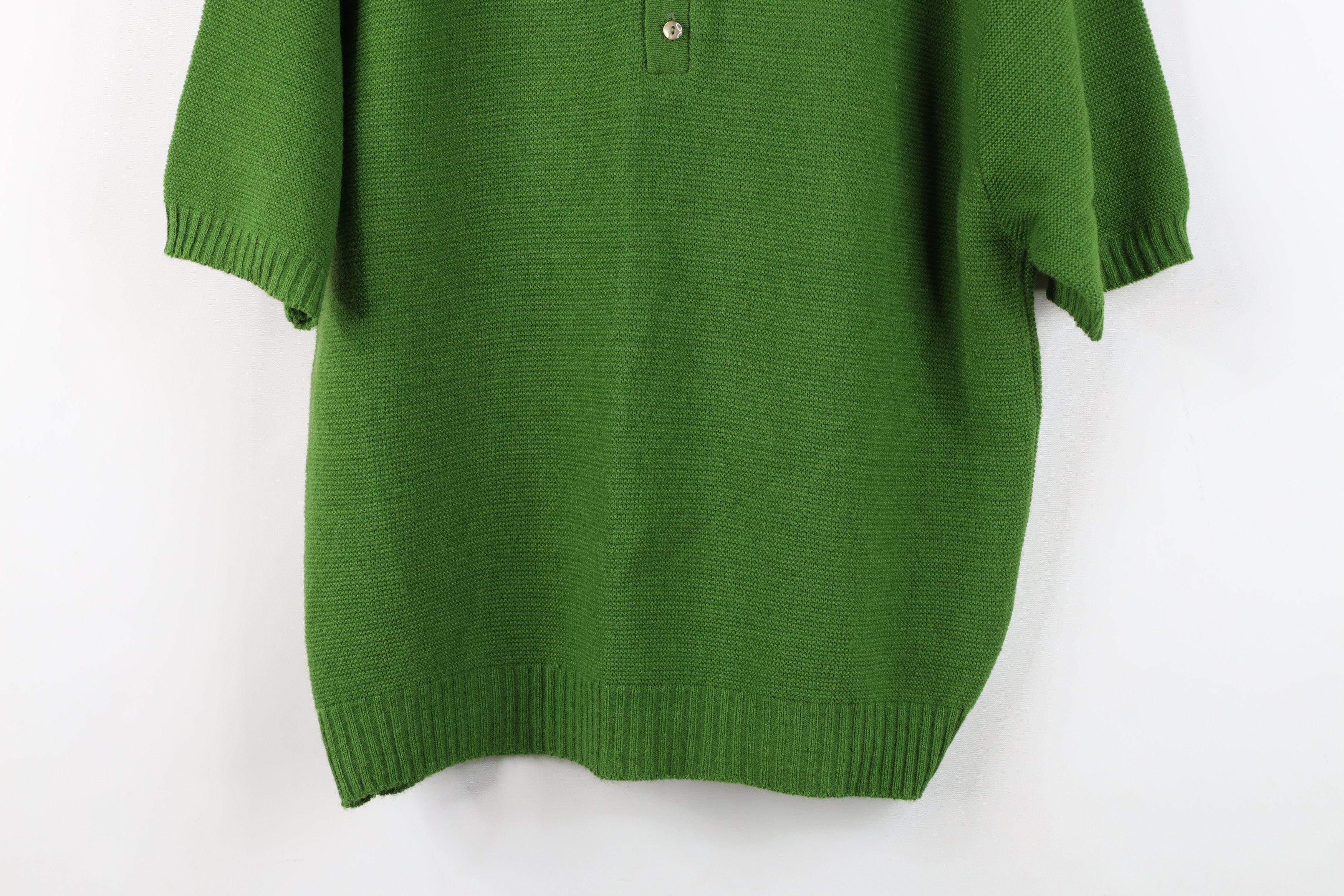 Vintage Vintage 50s 60s Streetwear Short Sleeve Collared Sweater Size US L / EU 52-54 / 3 - 3 Thumbnail