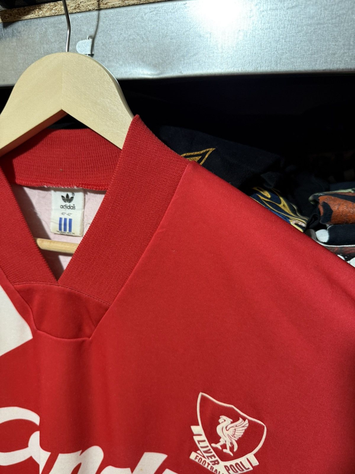 Adidas Adidas Liverpool 1991 1992 Home Soccer Jersey Size 40-42 Size US XL / EU 56 / 4 - 6 Thumbnail