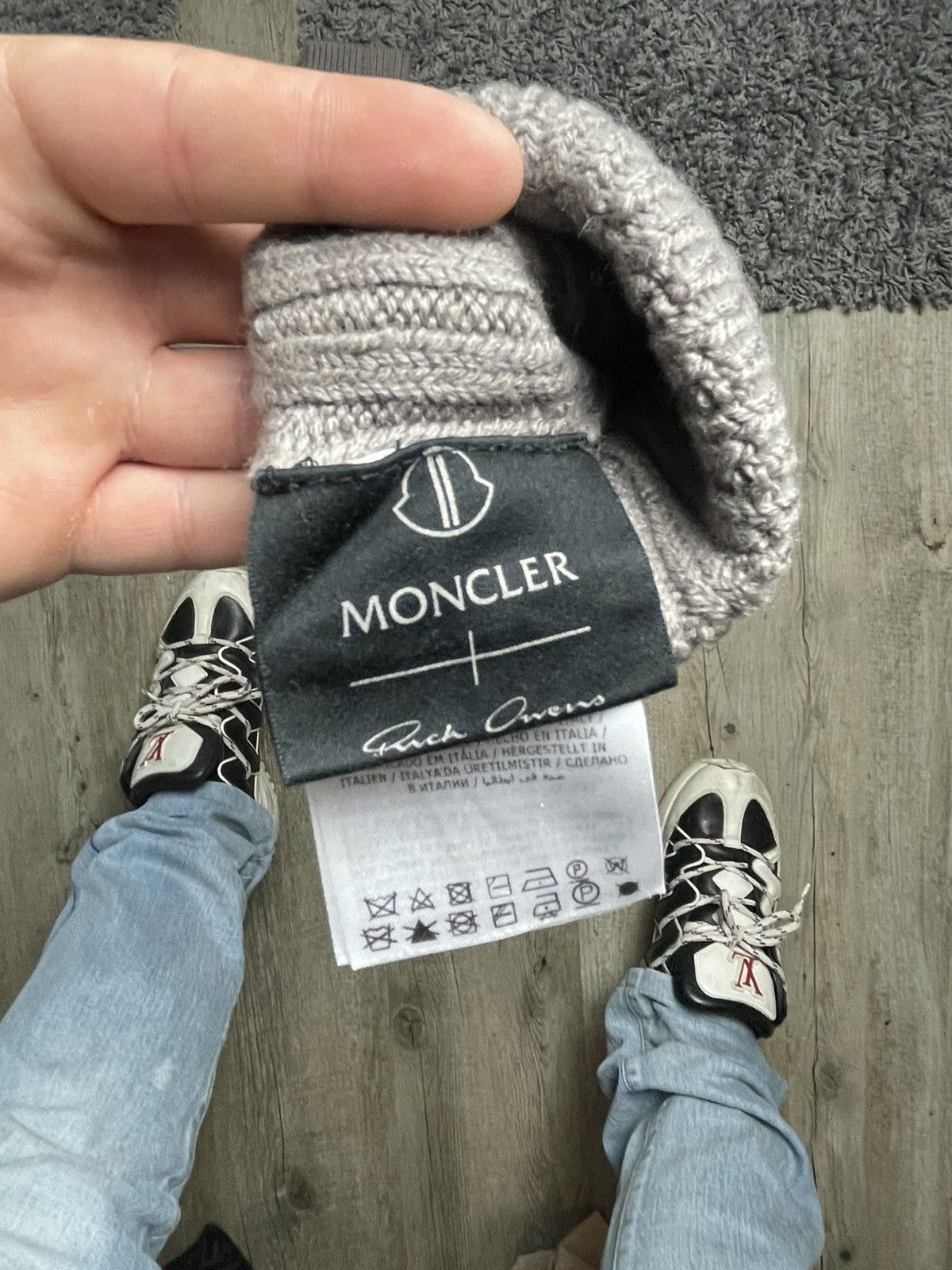 Moncler × Rick Owens Rick Owens Moncler long socks Size ONE SIZE - 4 Thumbnail