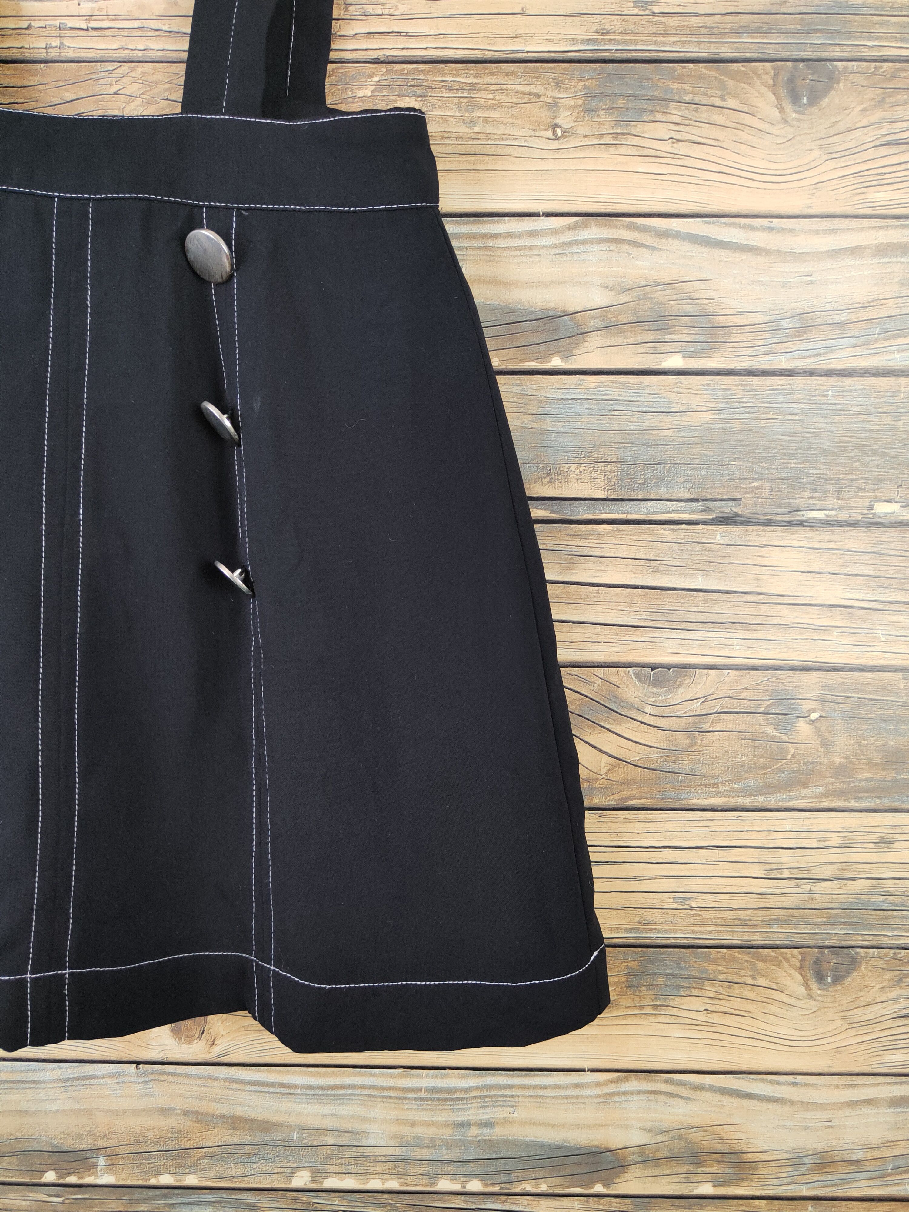 Vintage × Zara Zara Black Skirt Jumpsuits (Avant Garde Fashion Design) Size 26" / US 2 / IT 38 - 9 Thumbnail