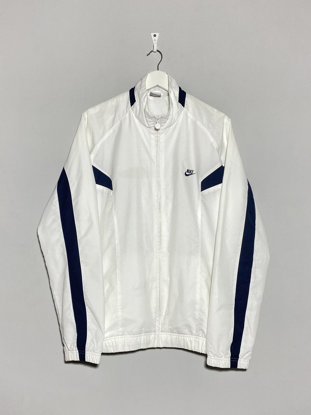 Nike × Streetwear × Vintage Vintage 00s Nike Y2k Hype Nylon Full Zip Track  Top | Grailed