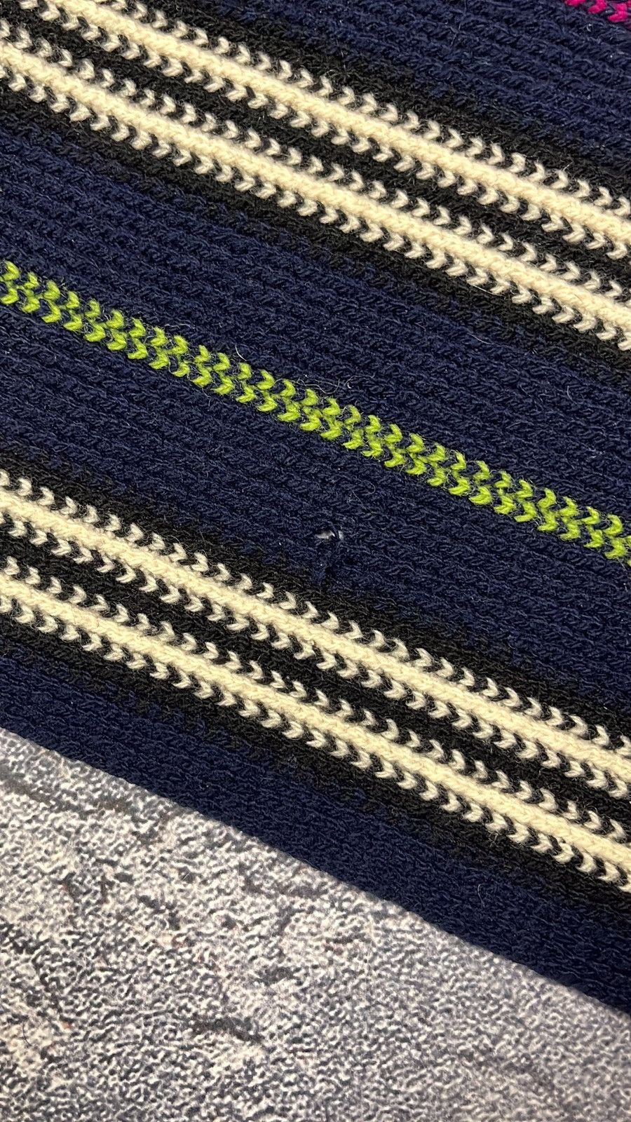 Burberry × Vintage Vintage 90s Burberry Scarf Knit Muffle Neckwear Size ONE SIZE - 5 Thumbnail