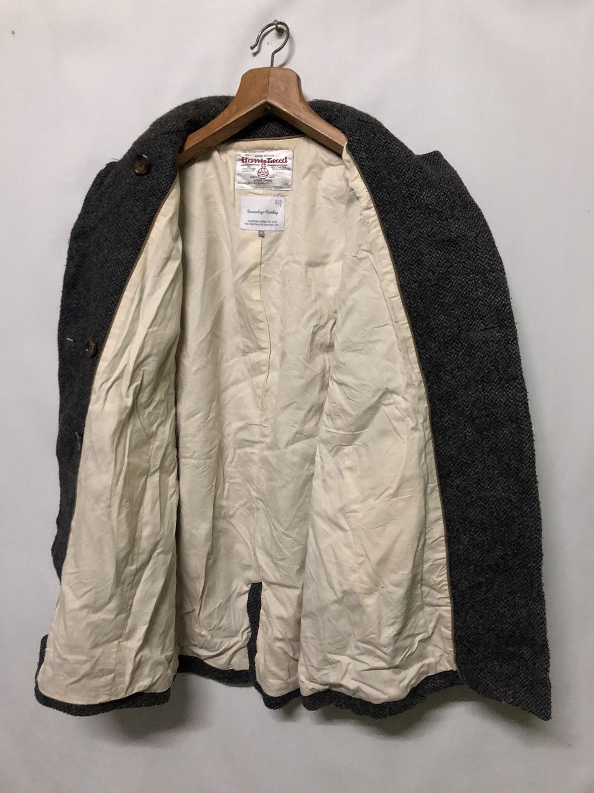 Harris Tweed Harris Tweed x Sevendays Sunday Coat Jacket Size US M / EU 48-50 / 2 - 9 Thumbnail