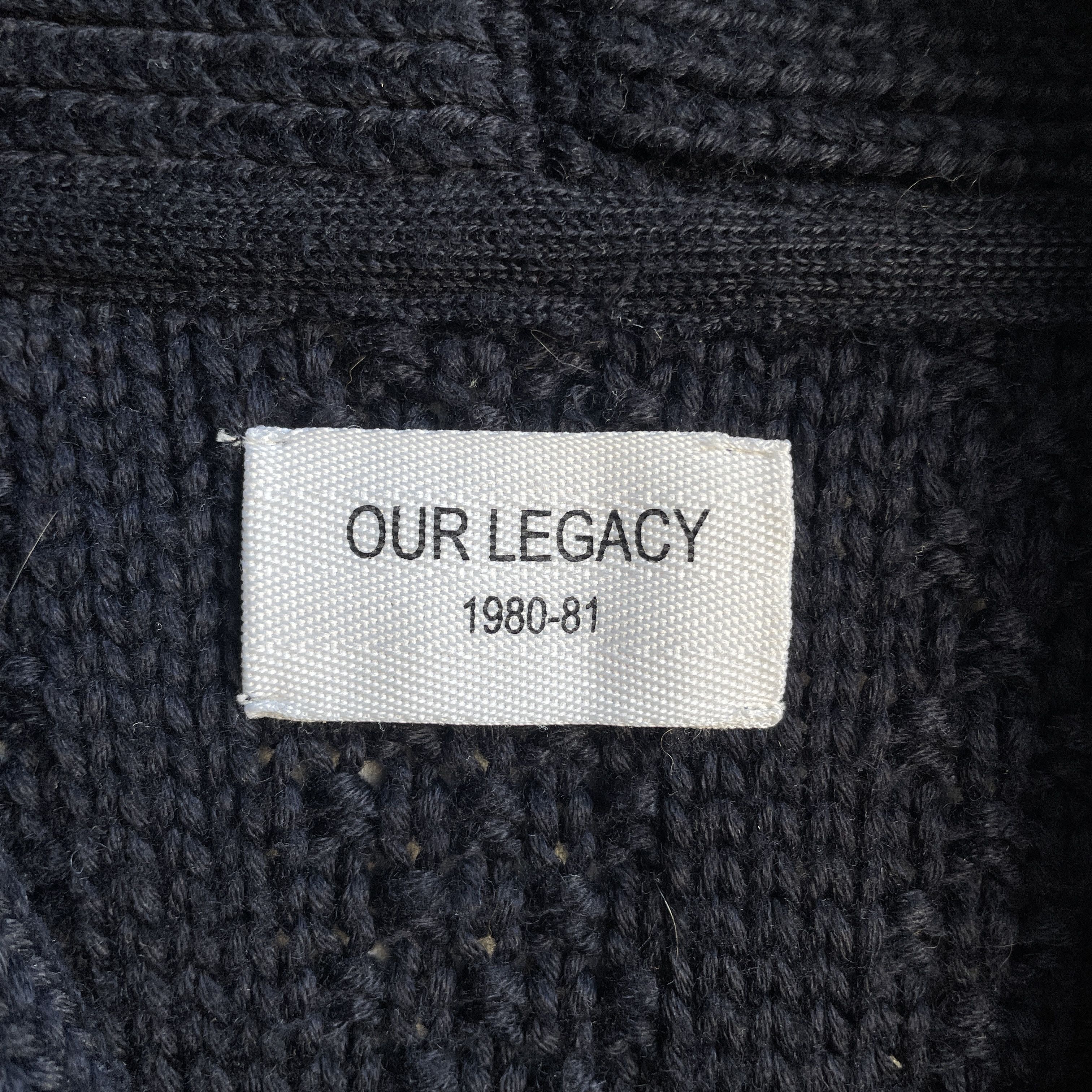 Our Legacy Our Legacy Shawl Collar Wool Blend Proper Cardigan Size XL Size US XL / EU 56 / 4 - 5 Thumbnail