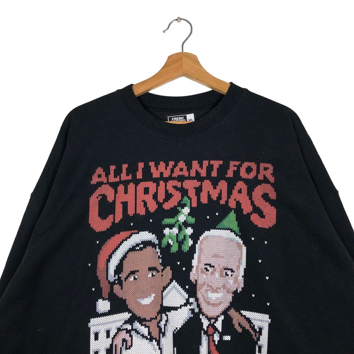 Japanese Brand 🔥Vintage Sweatshirt Christmas Big Logo Design Size US XXL / EU 58 / 5 - 2 Thumbnail